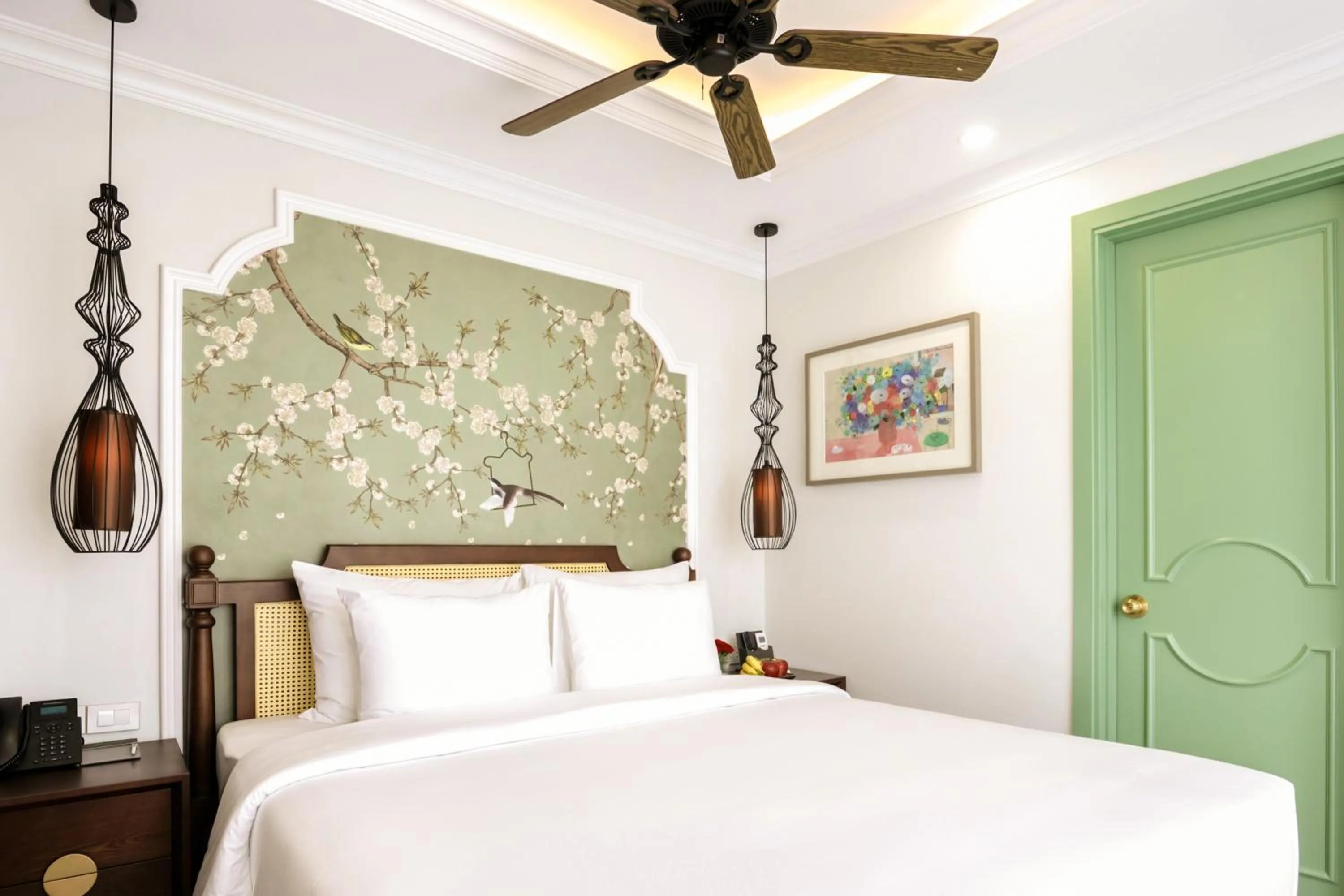 Bed in Lestar Hotel Hanoi