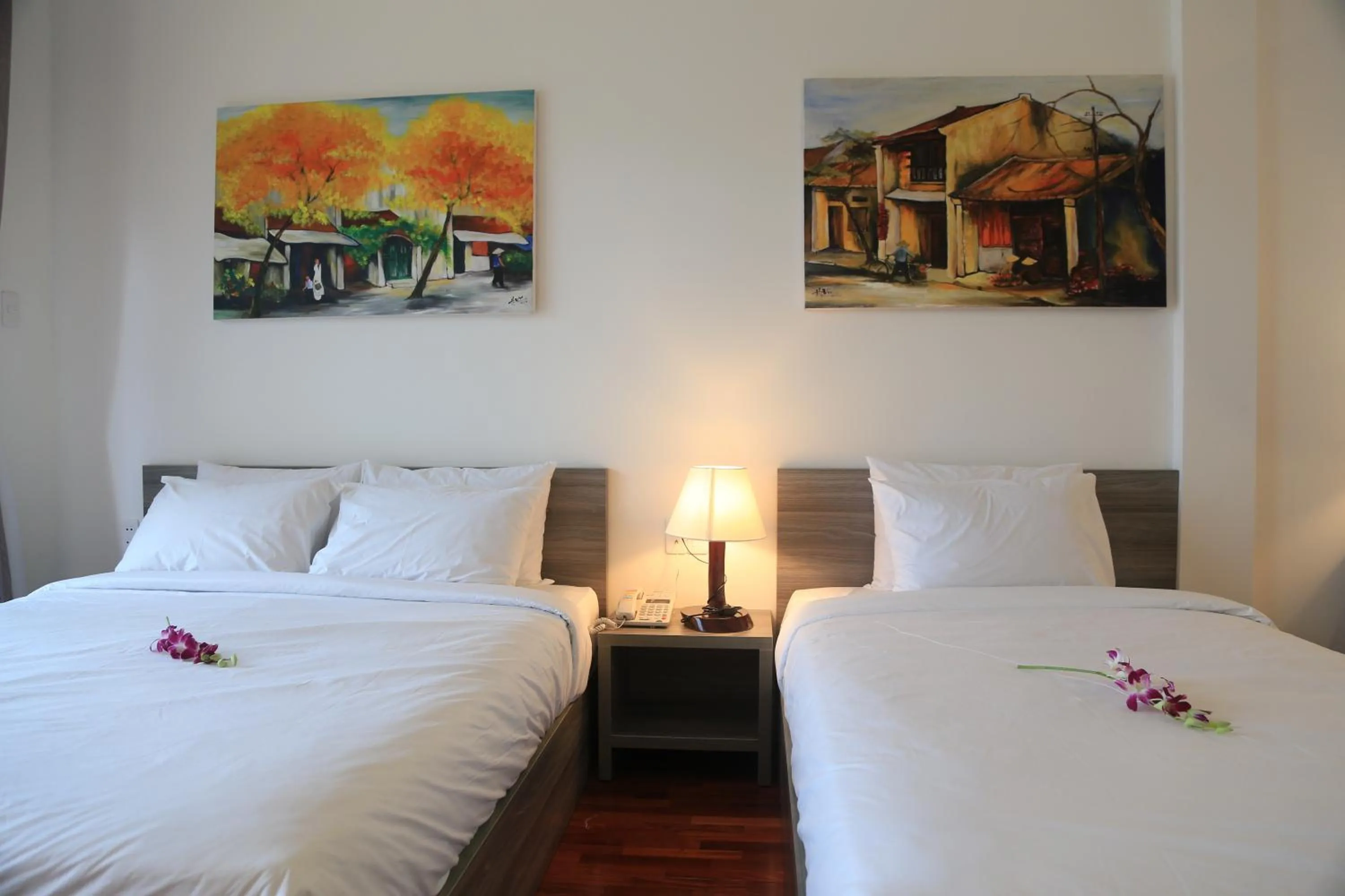 Bed in Ylang Garden Villa