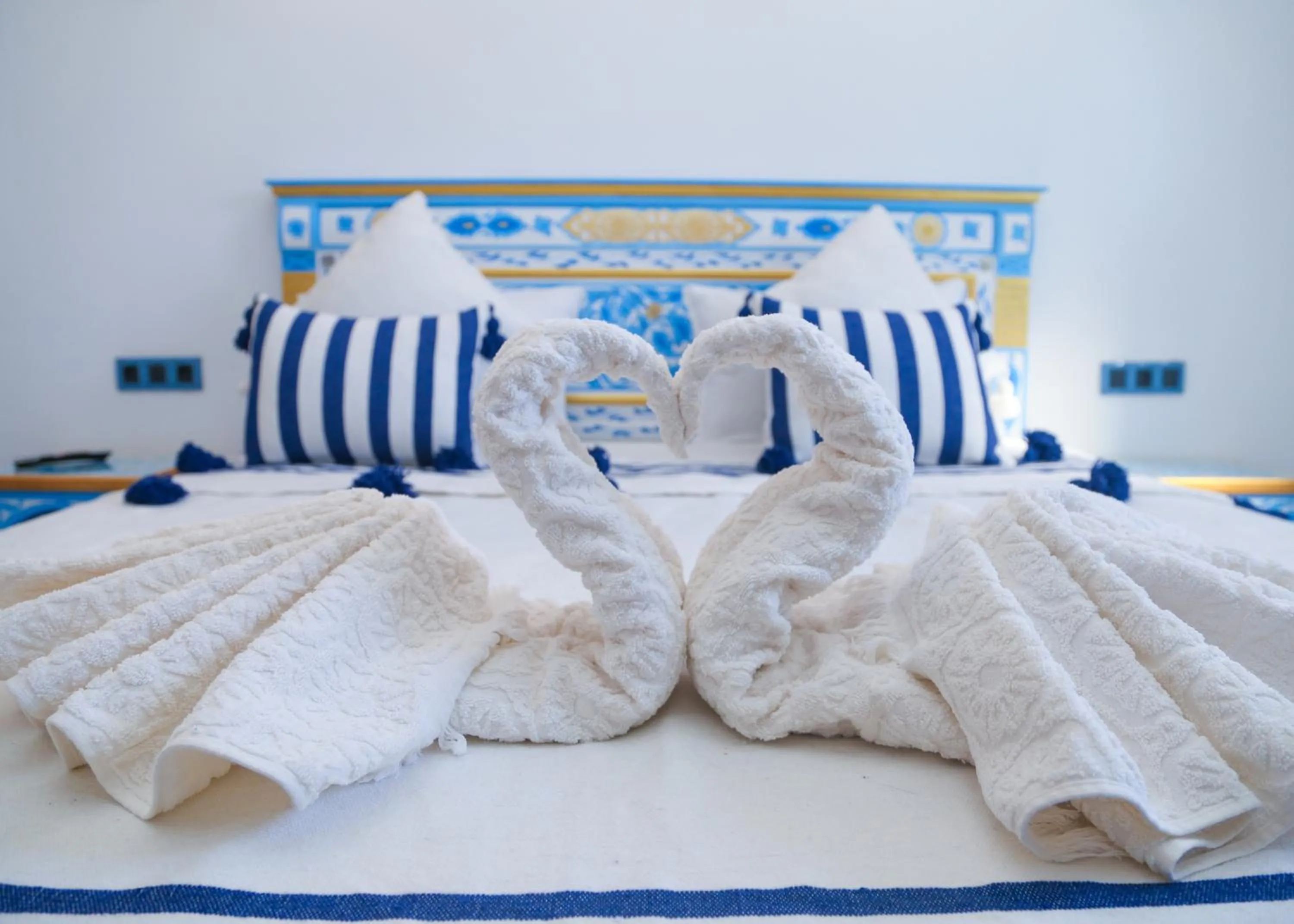 Bed in CASA BLUE PEARL