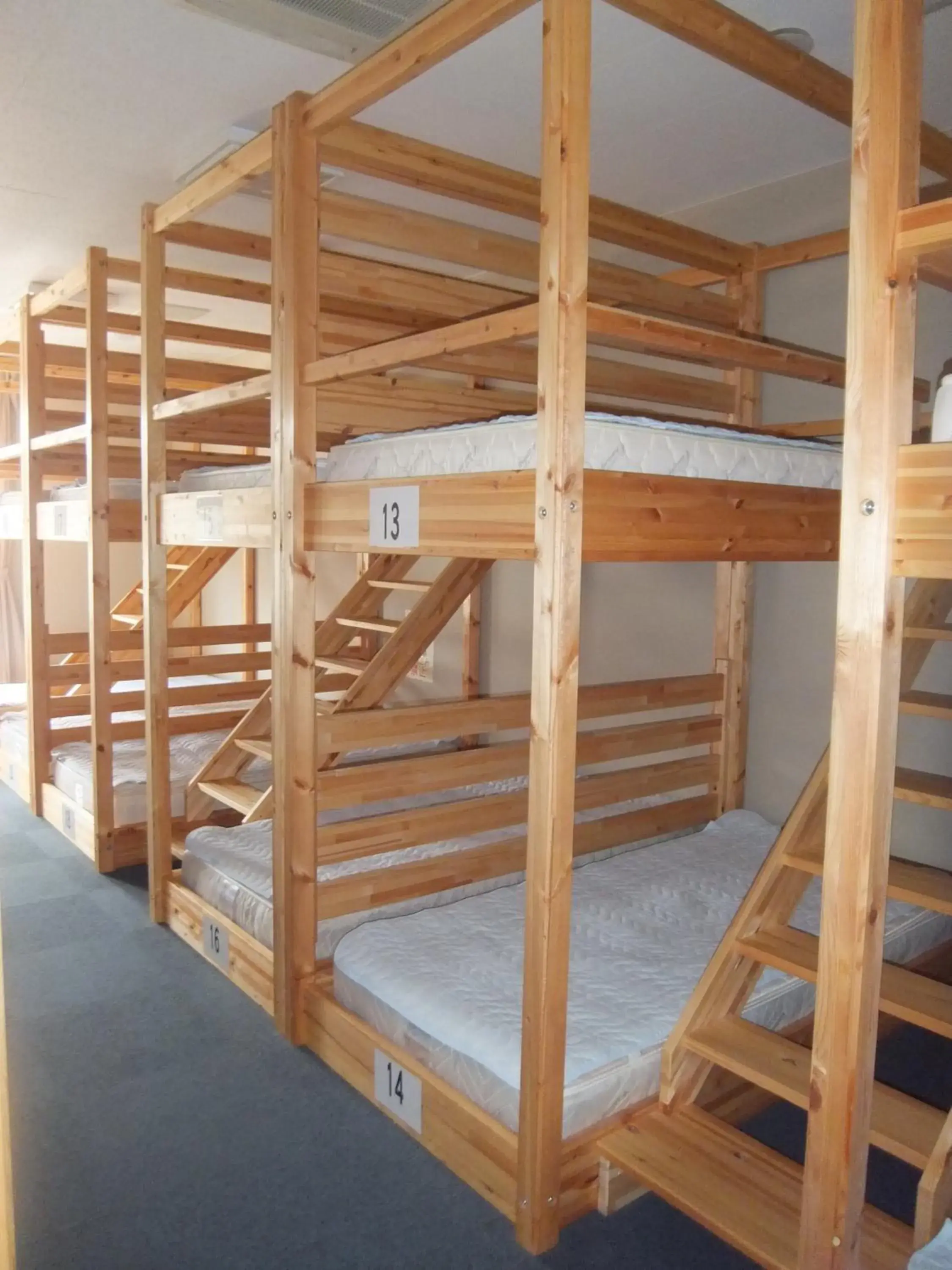 Bunk Bed in Mixed Dormitory Room in Natural Onsen Hostel Hidamari no Yu Bunk Bed in Mixed Dormitory Room in Natural Onsen Hostel Hidamari no Yu