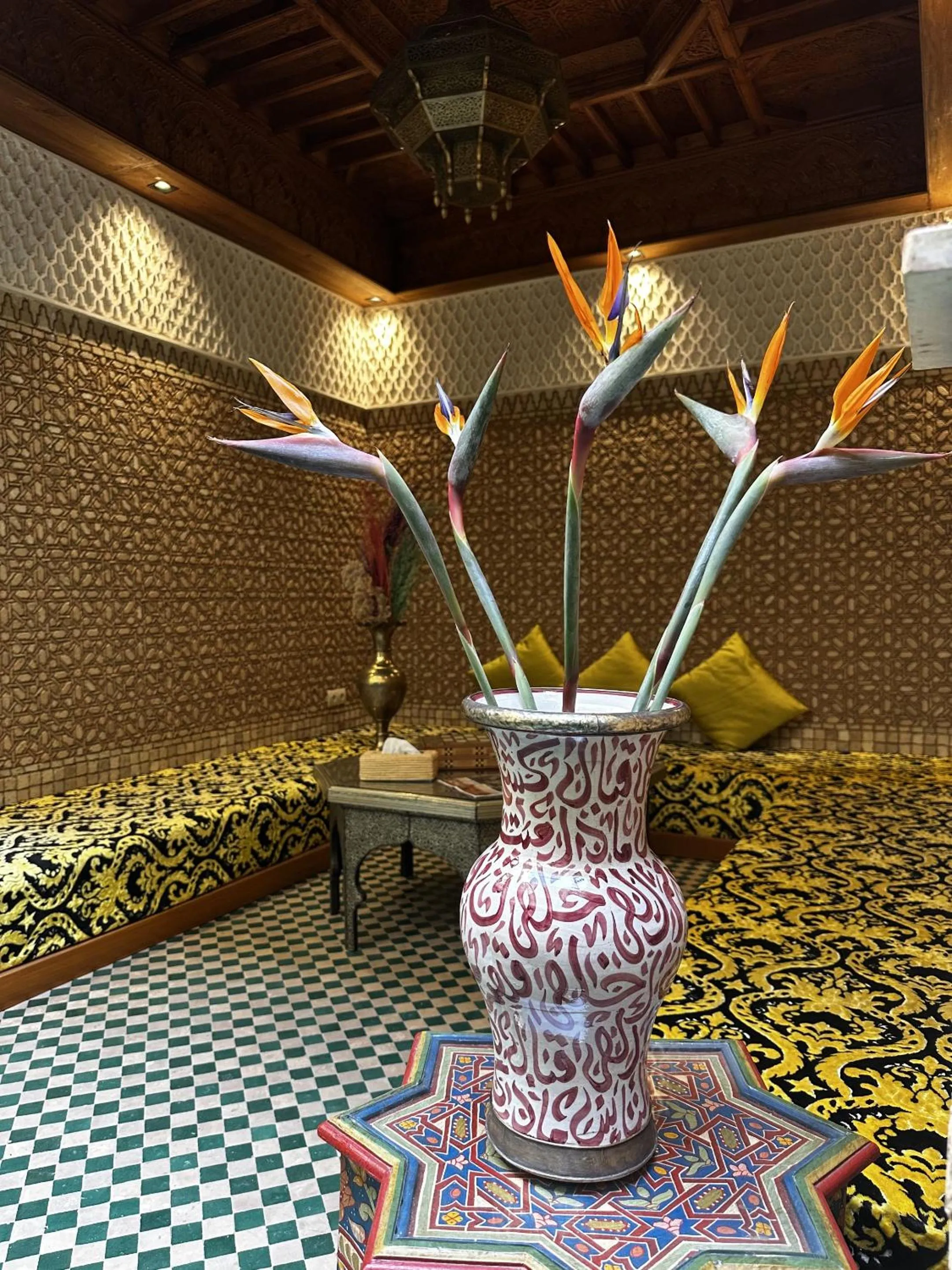 Living room in Riad Atrium & Spa