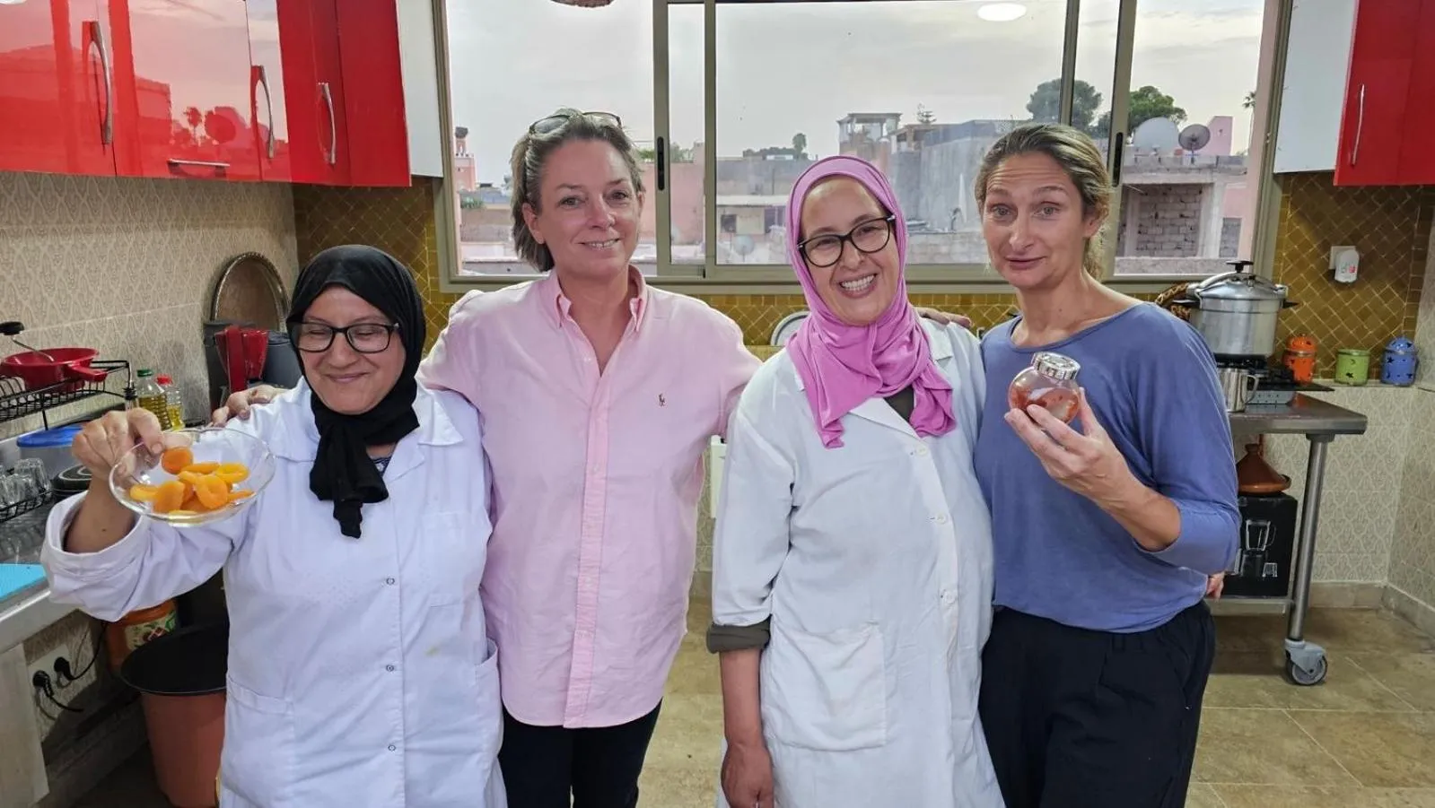Kitchen or kitchenette in Riad Atrium & Spa