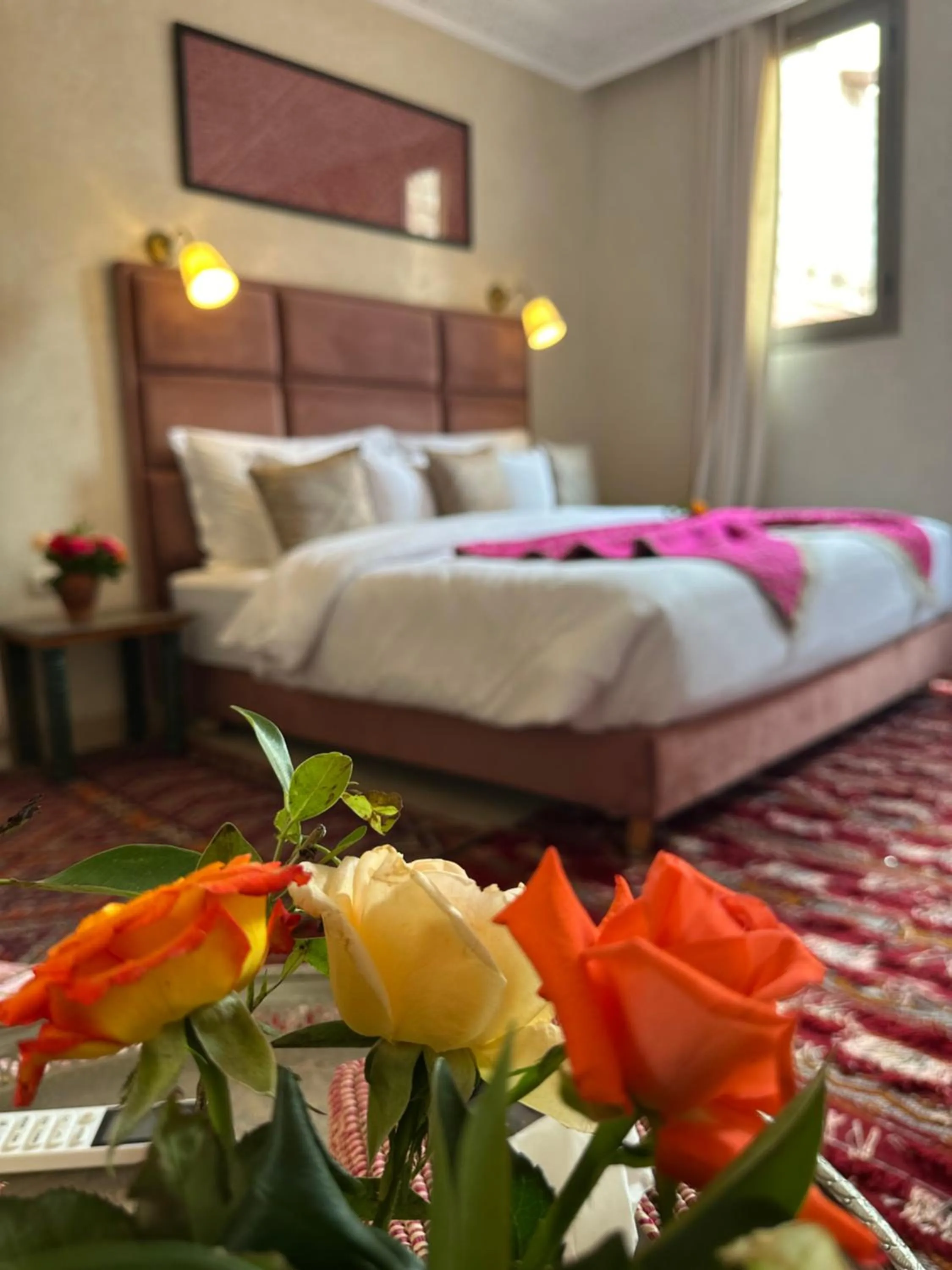 Bedroom, Bed in Riad Atrium & Spa