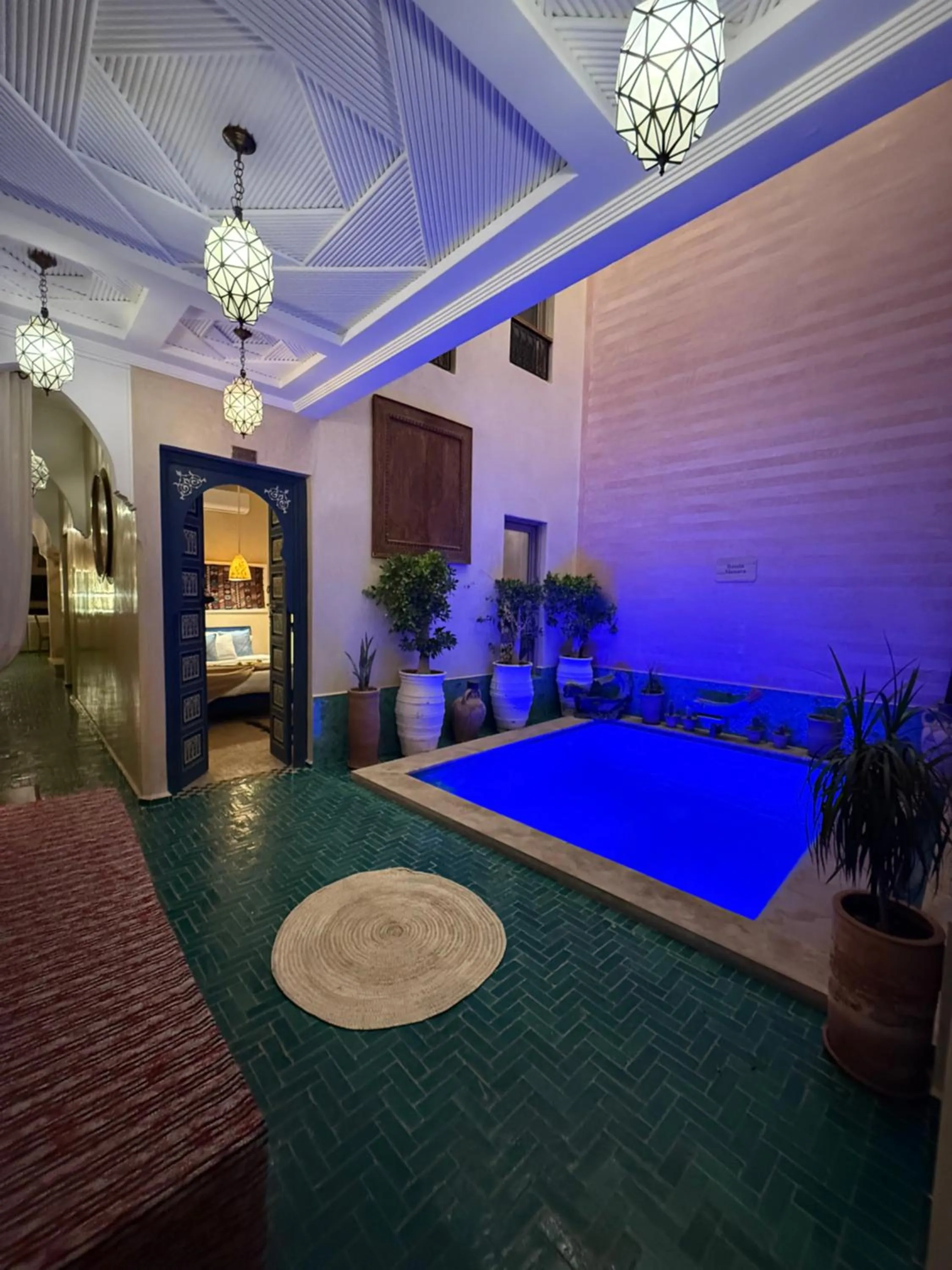 Swimming pool in Riad Atrium & Spa