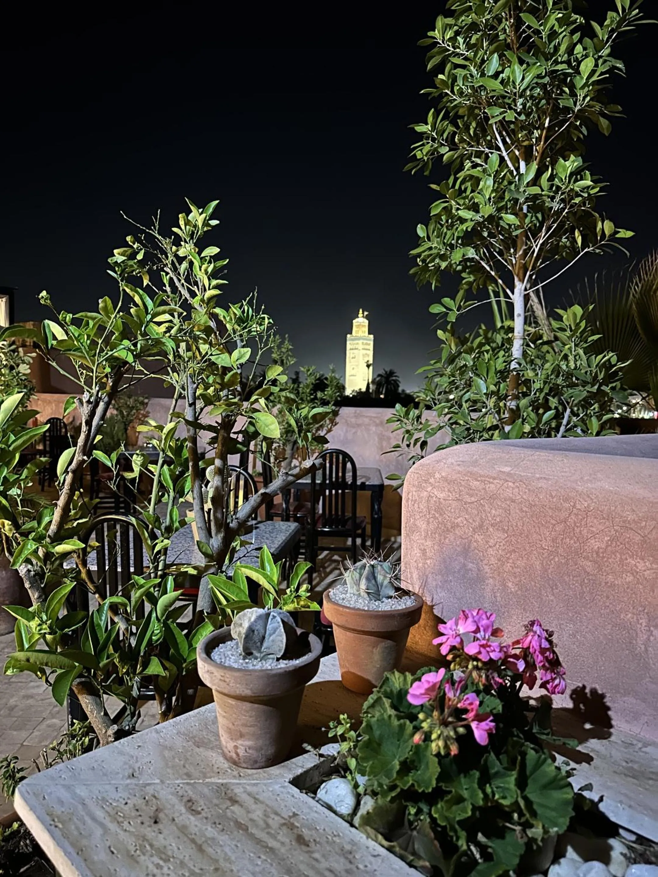 Patio in Riad Atrium & Spa