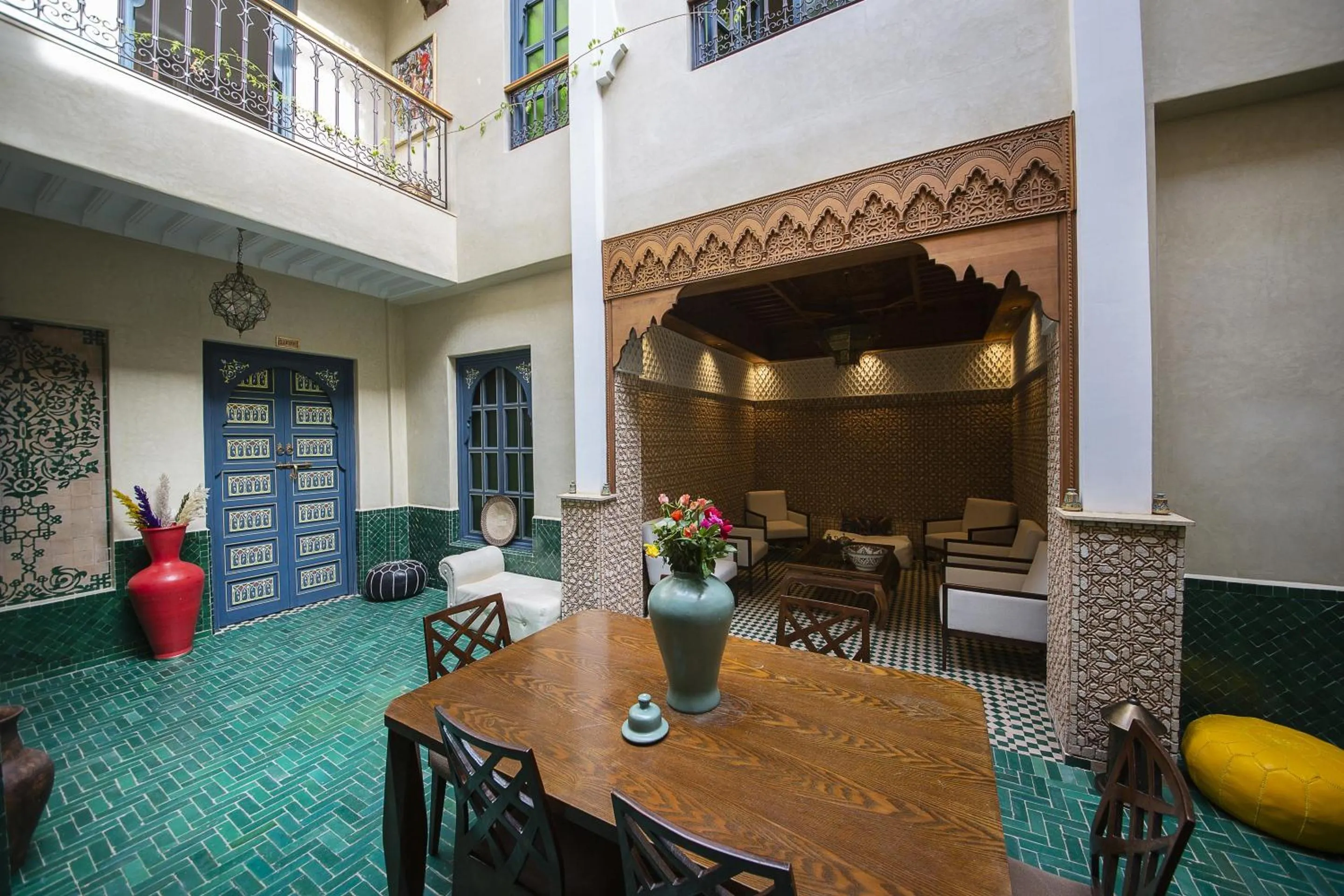 Dining area in Riad Atrium & Spa