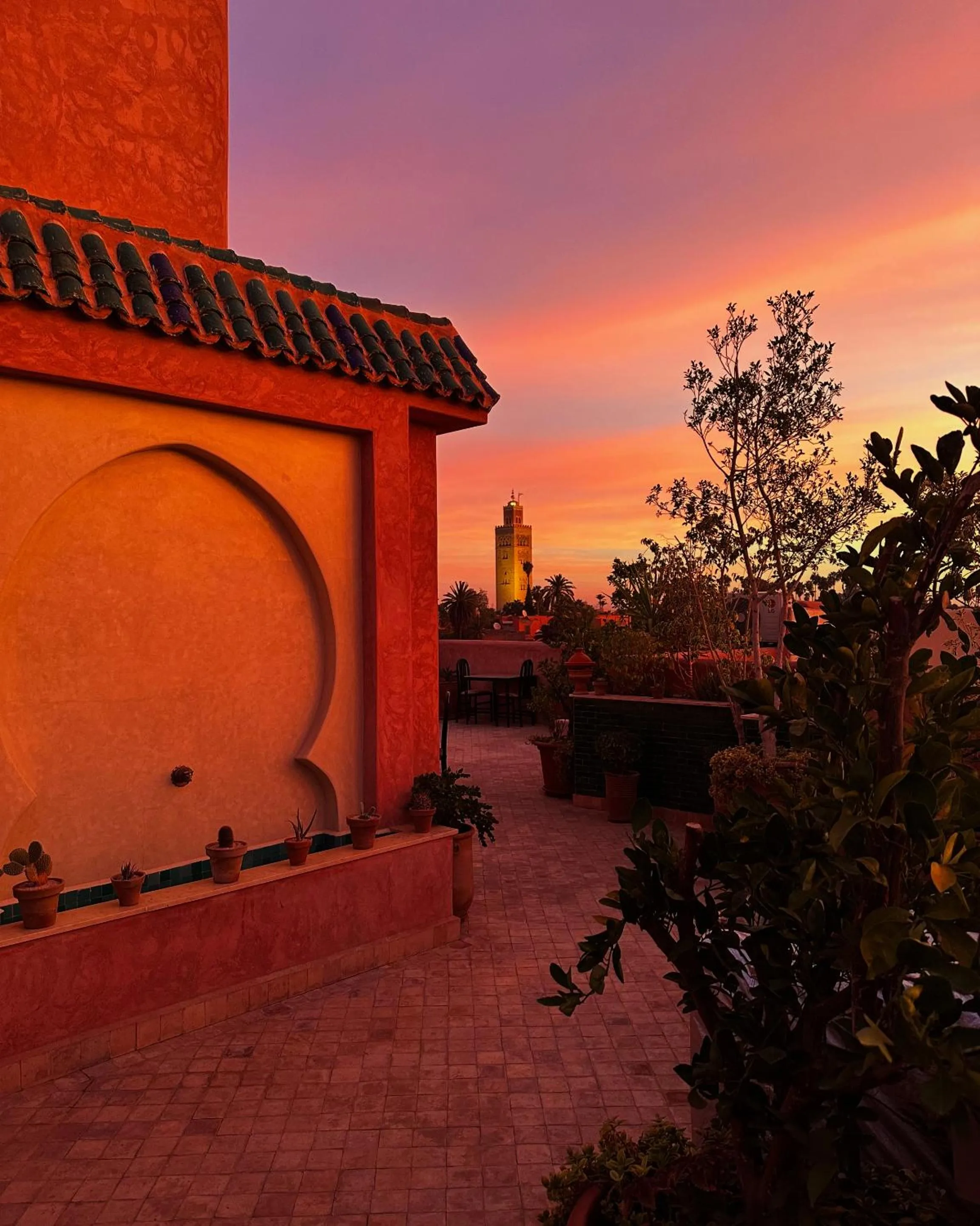 Patio in Riad Atrium & Spa
