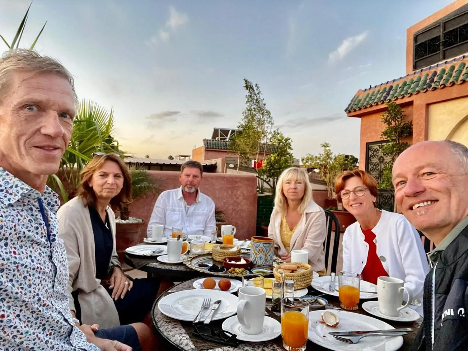 Patio in Riad Atrium & Spa