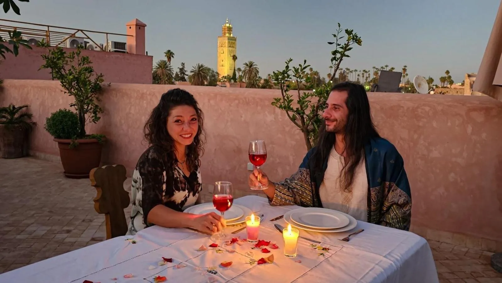 Patio in Riad Atrium & Spa
