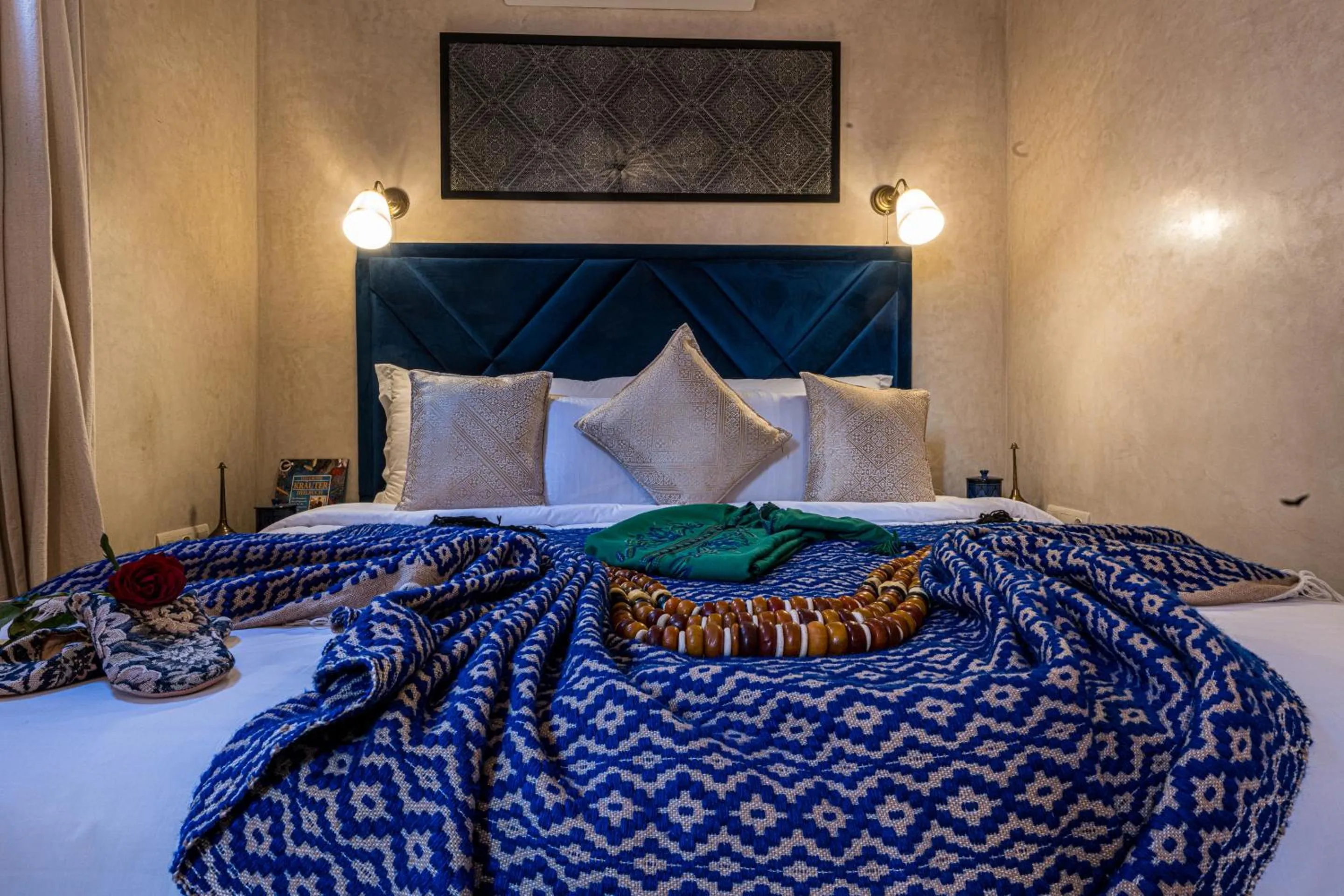 Bedroom, Bed in Riad Atrium & Spa