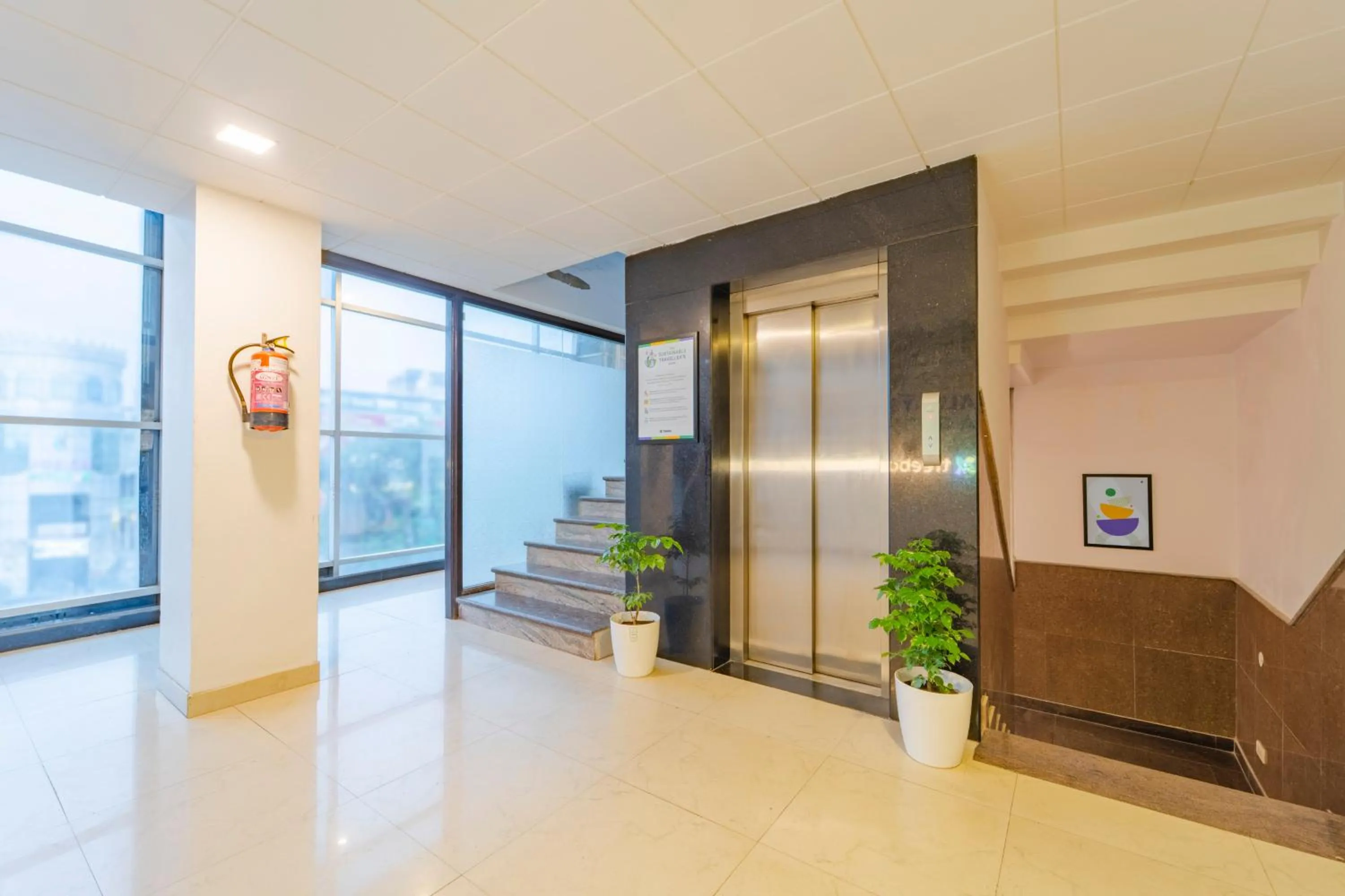 elevator in Treebo Shivam Inn Near Singapore Mall