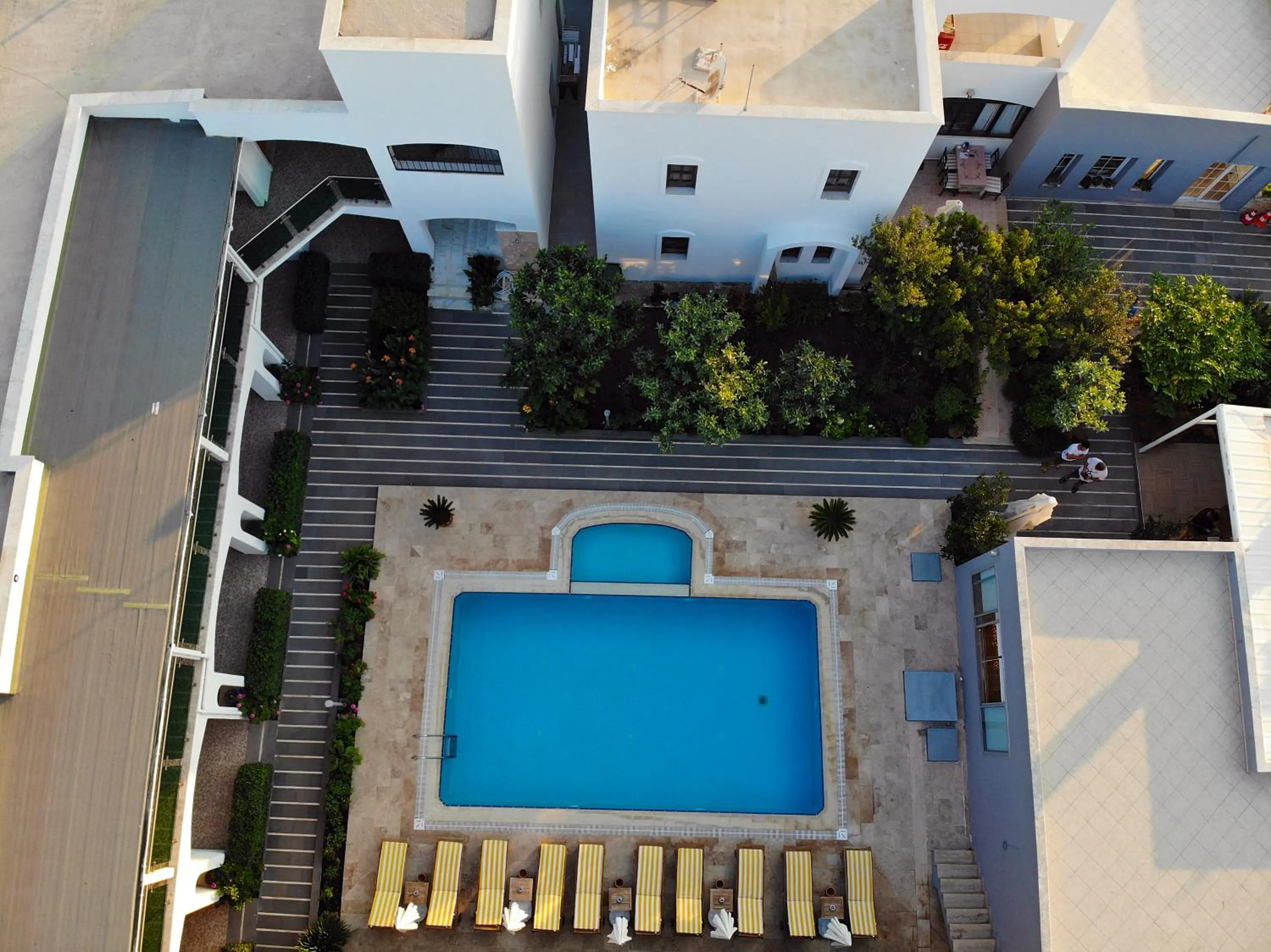 Bird's eye view in The Losh Hotel