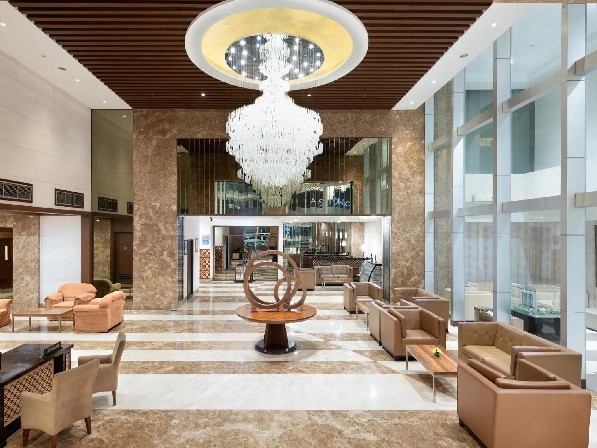 Lobby or reception in Aston Solo Hotel