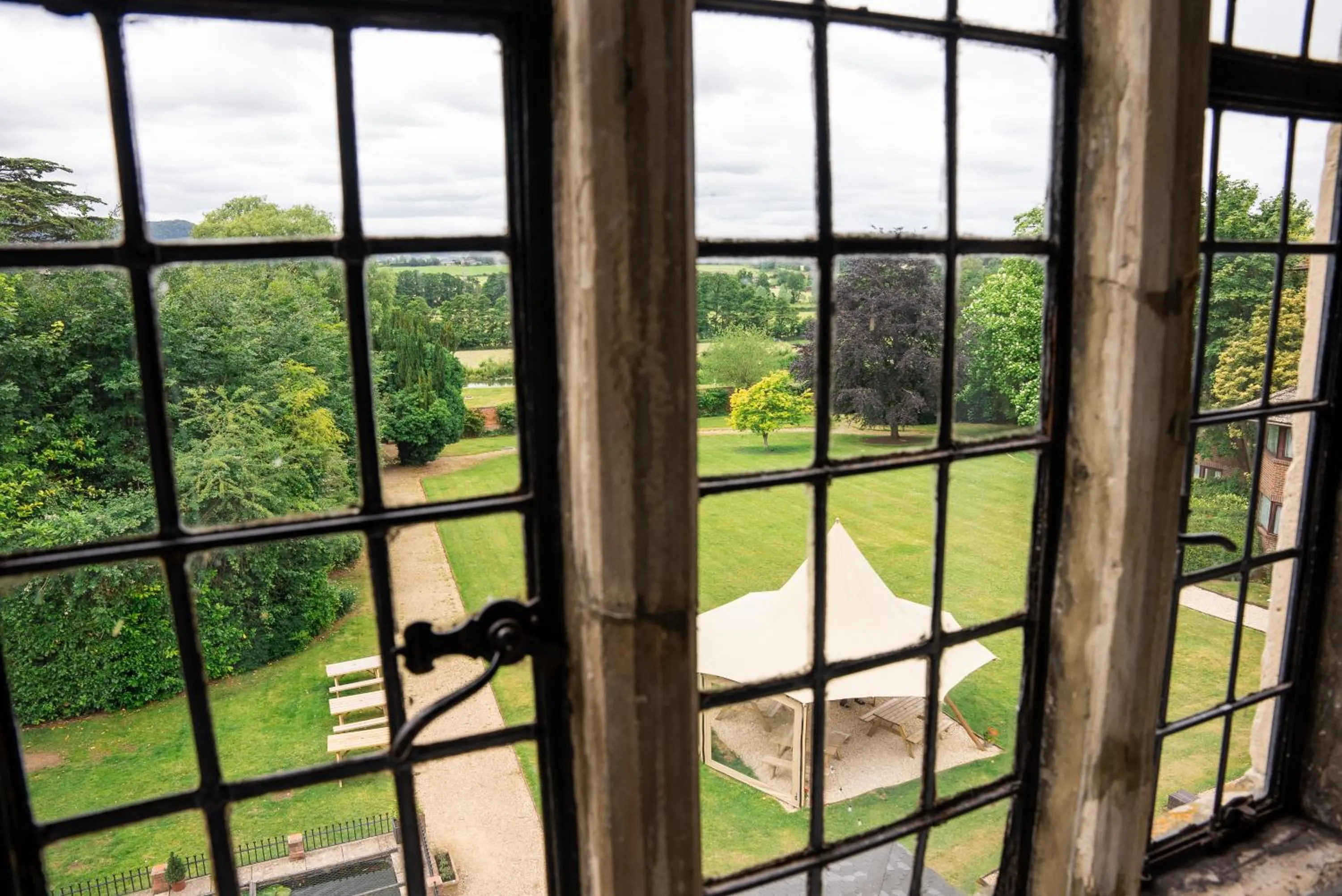 Garden view in Stonehouse Court Hotel - A Bespoke Hotel