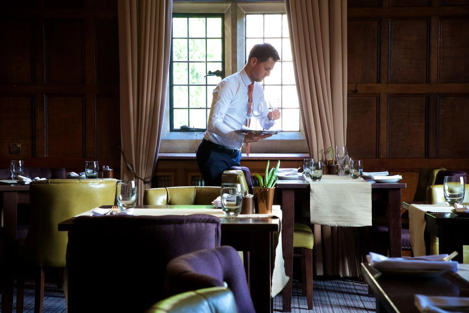 Dining area in Stonehouse Court Hotel - A Bespoke Hotel