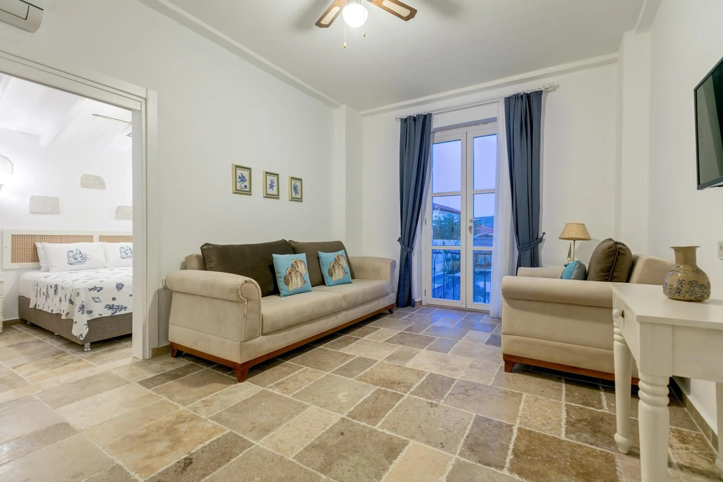 Seating area in Fora Konak Alacati