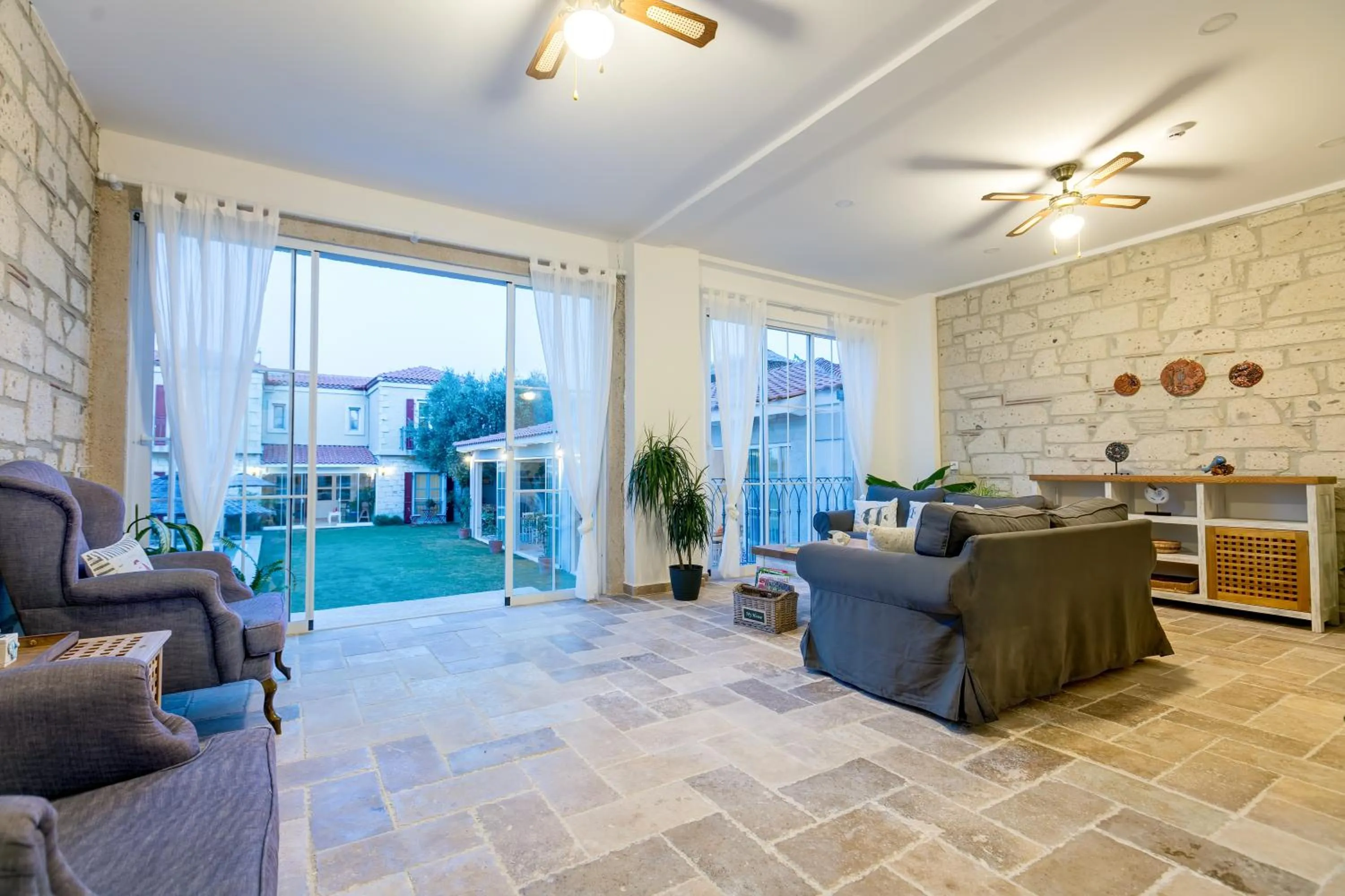 Seating area in Fora Konak Alacati