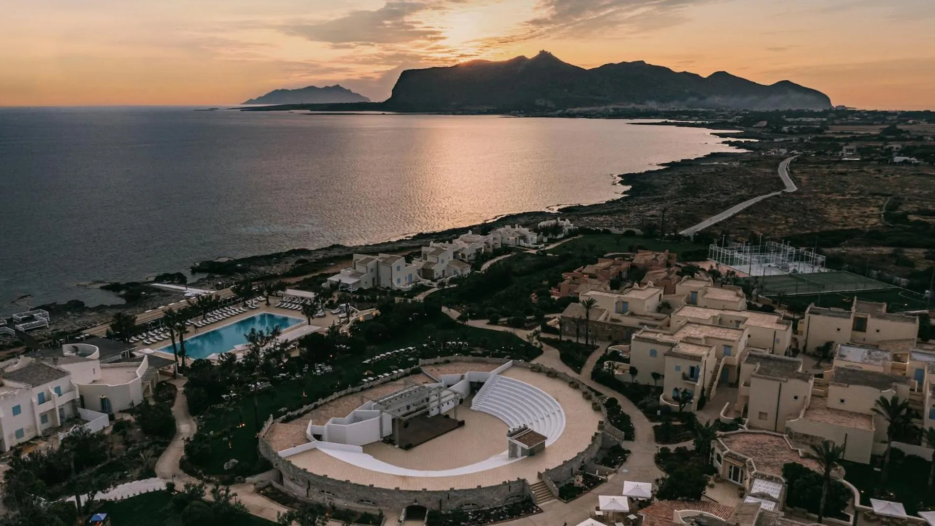 Bird's eye view in Mangia's Favignana Resort