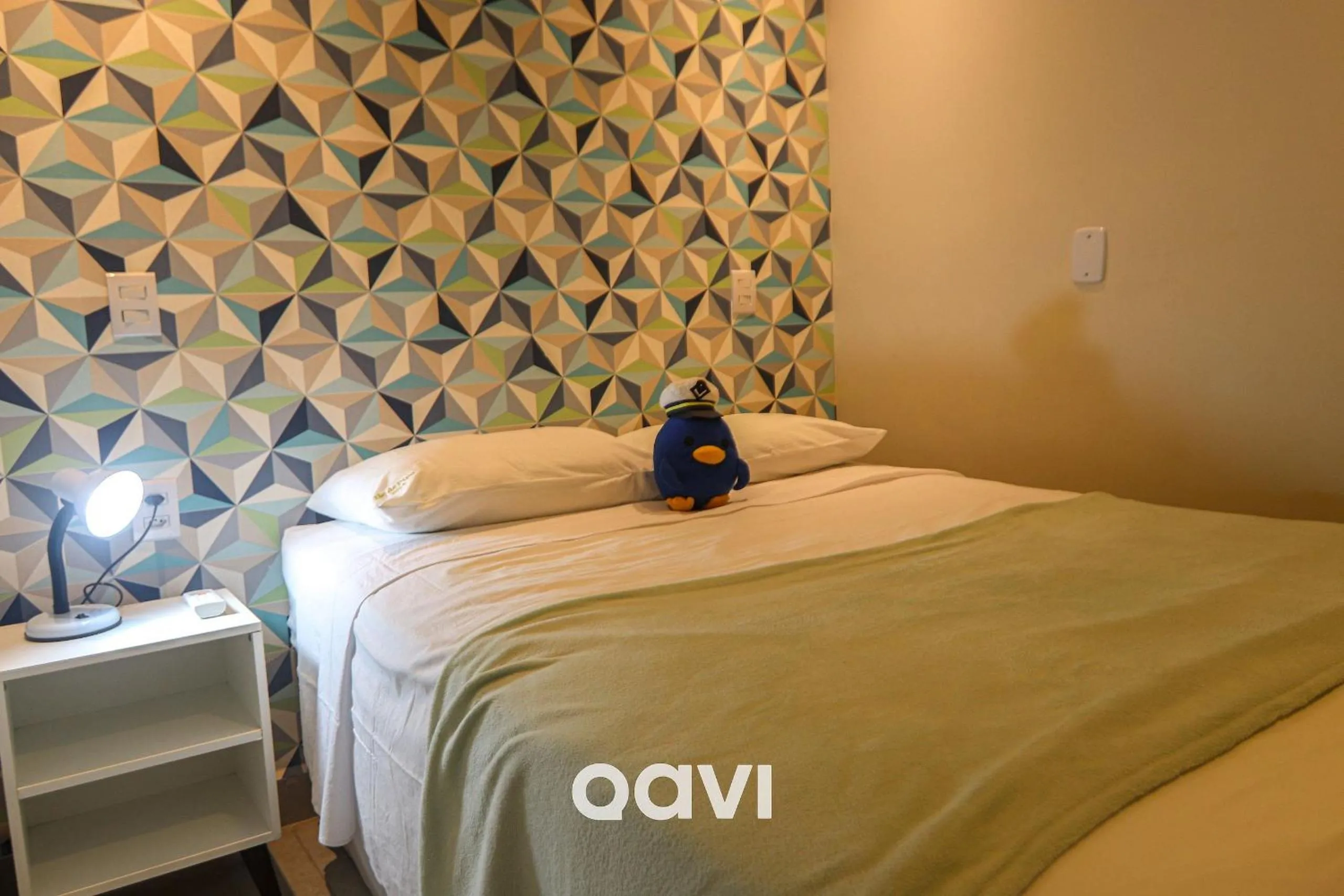 Bedroom, Bed in Ilê de Pipa - Flat Premium Tulum - By Qavi