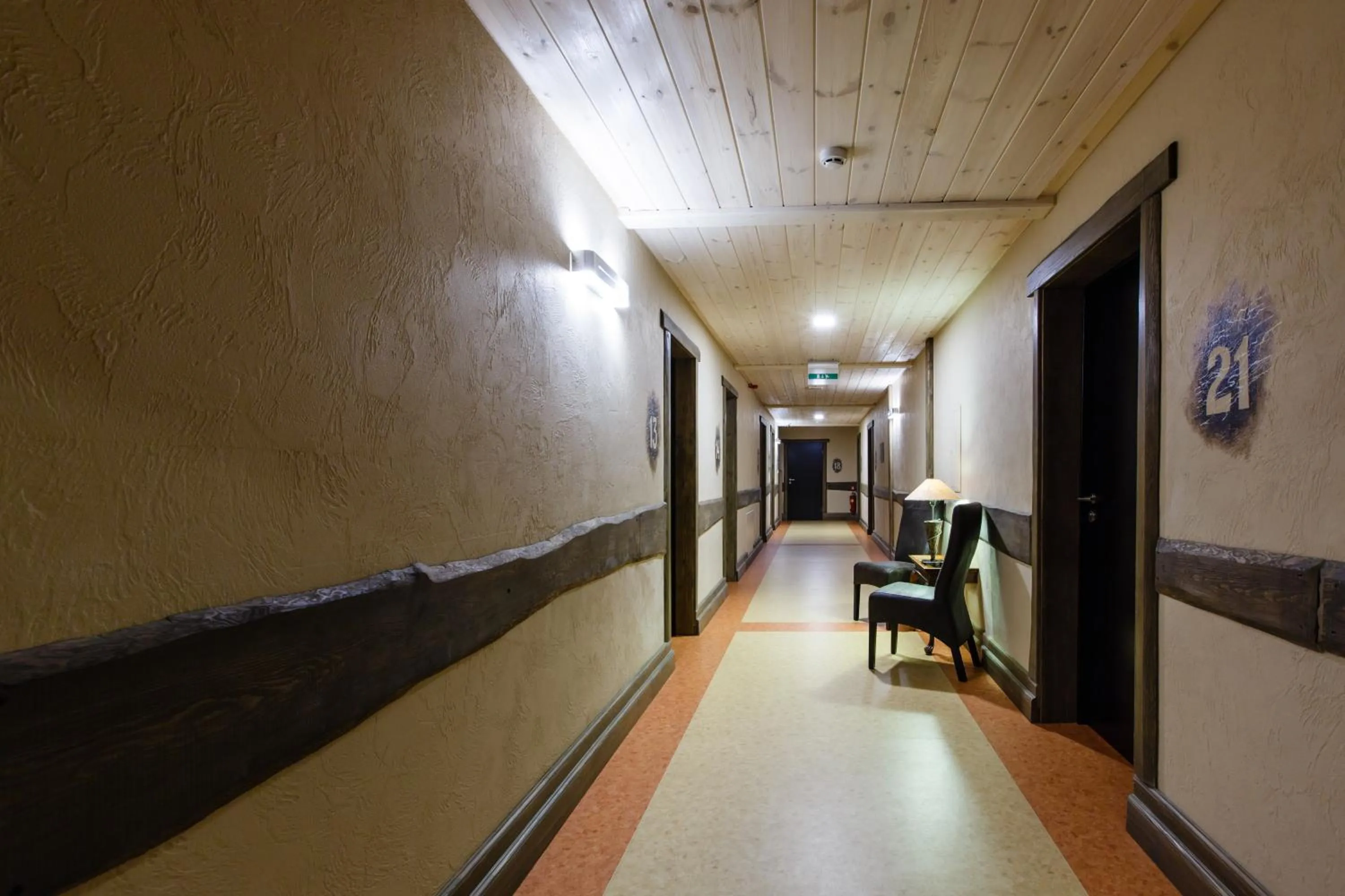 Decorative detail in Agate Hotel