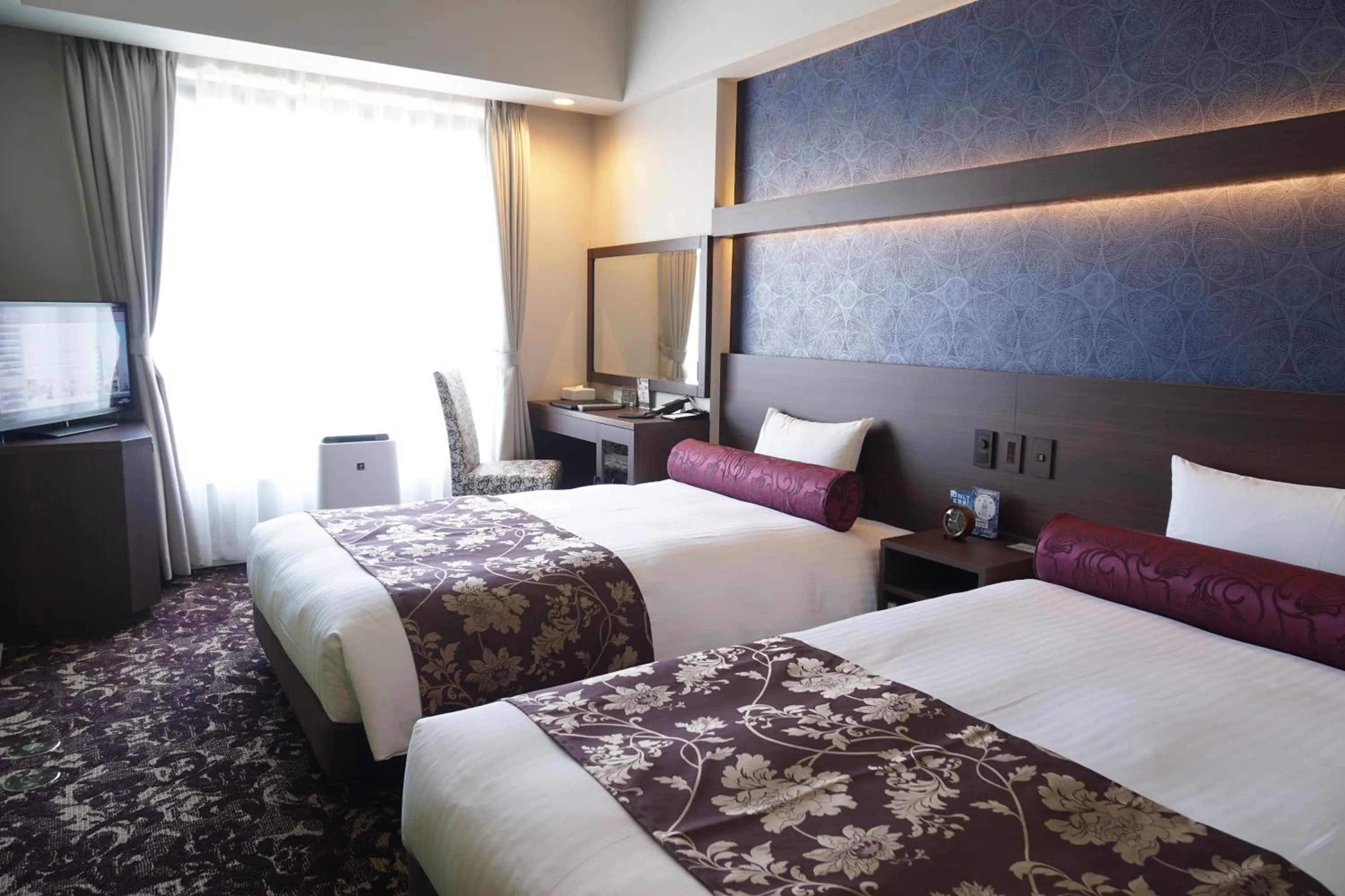 Bed in Hotel WBF Sapporo Chuo