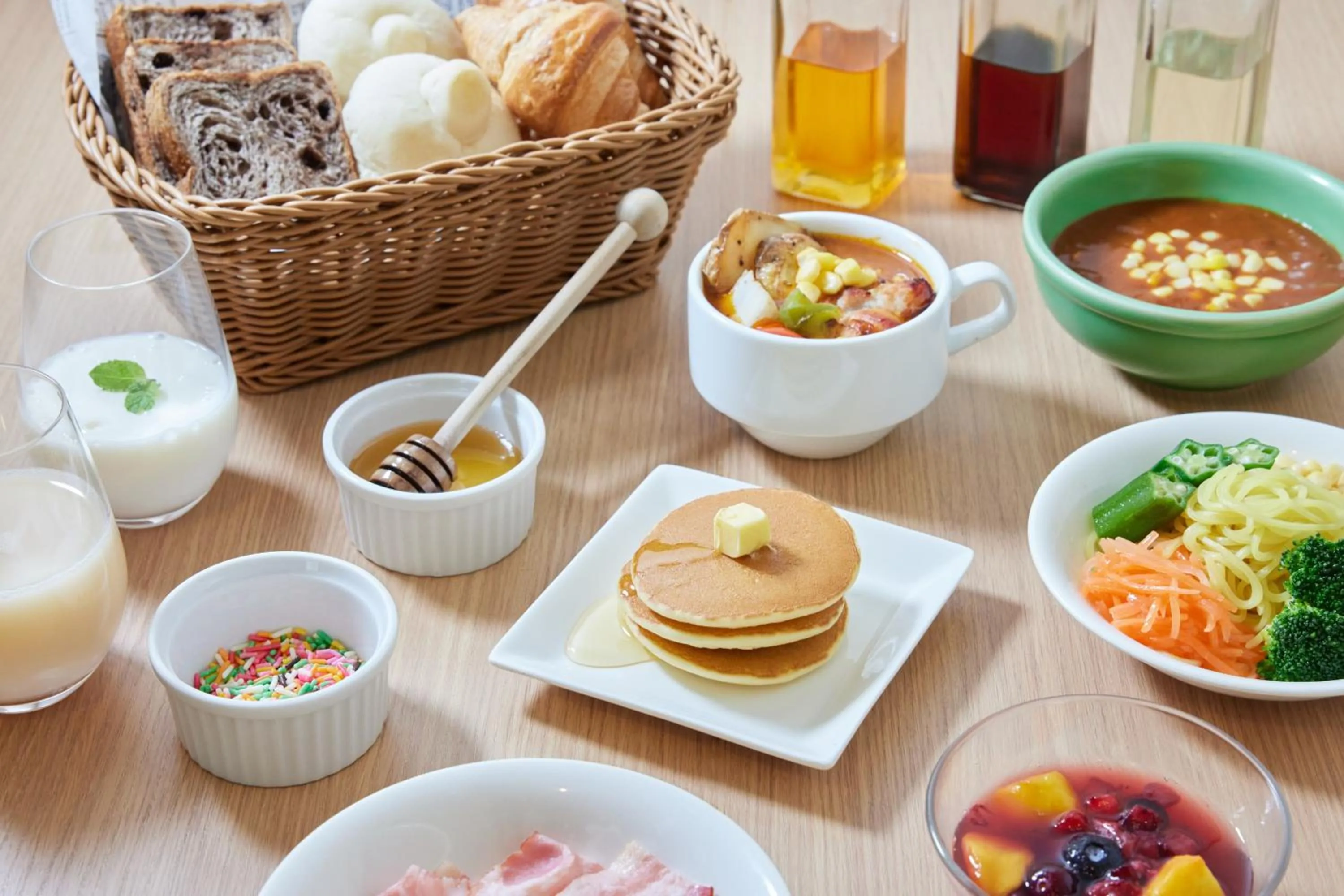Breakfast in Hotel WBF Sapporo Chuo