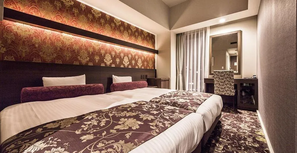 Bed in Hotel WBF Sapporo Chuo