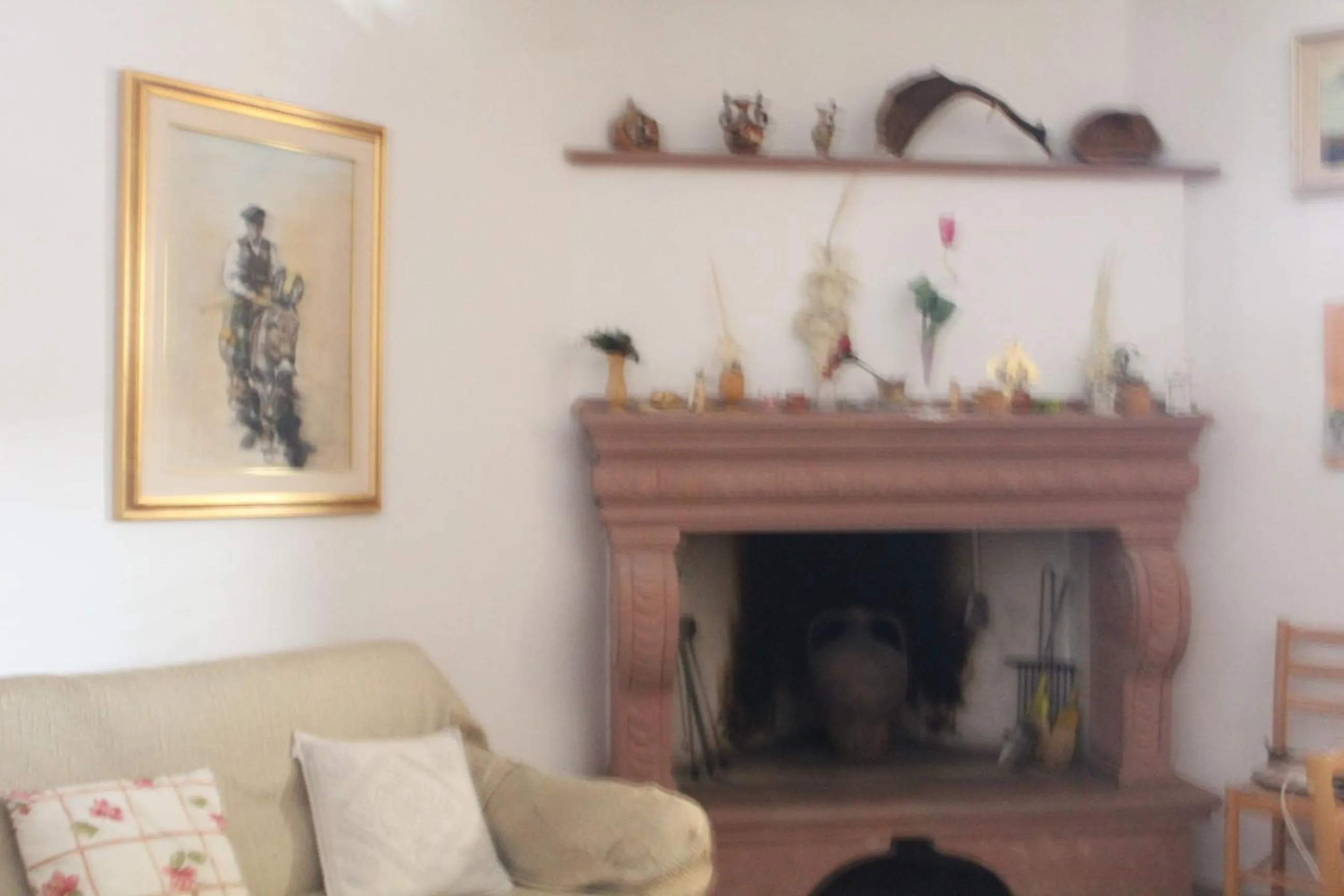 Communal lounge/ TV room in B&B Tatti