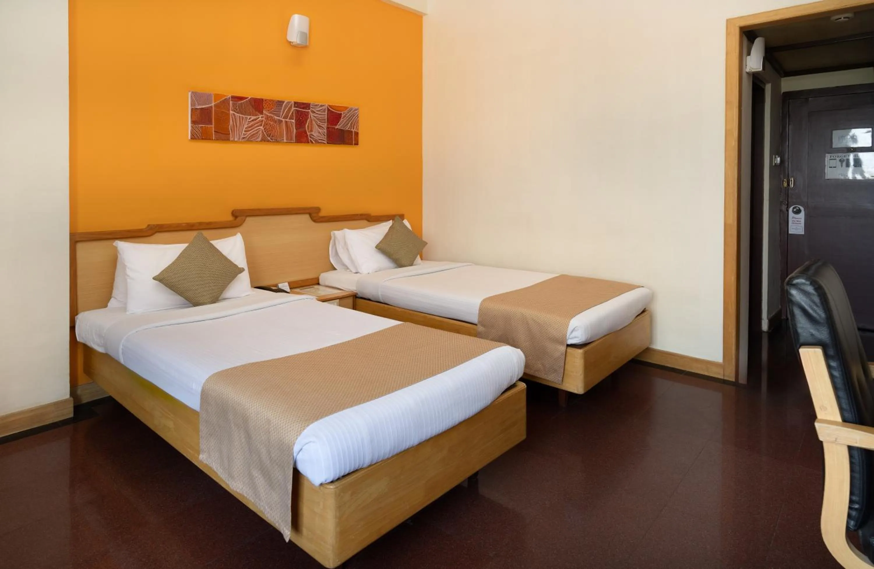 Bed in Presidency Towers,Kochi