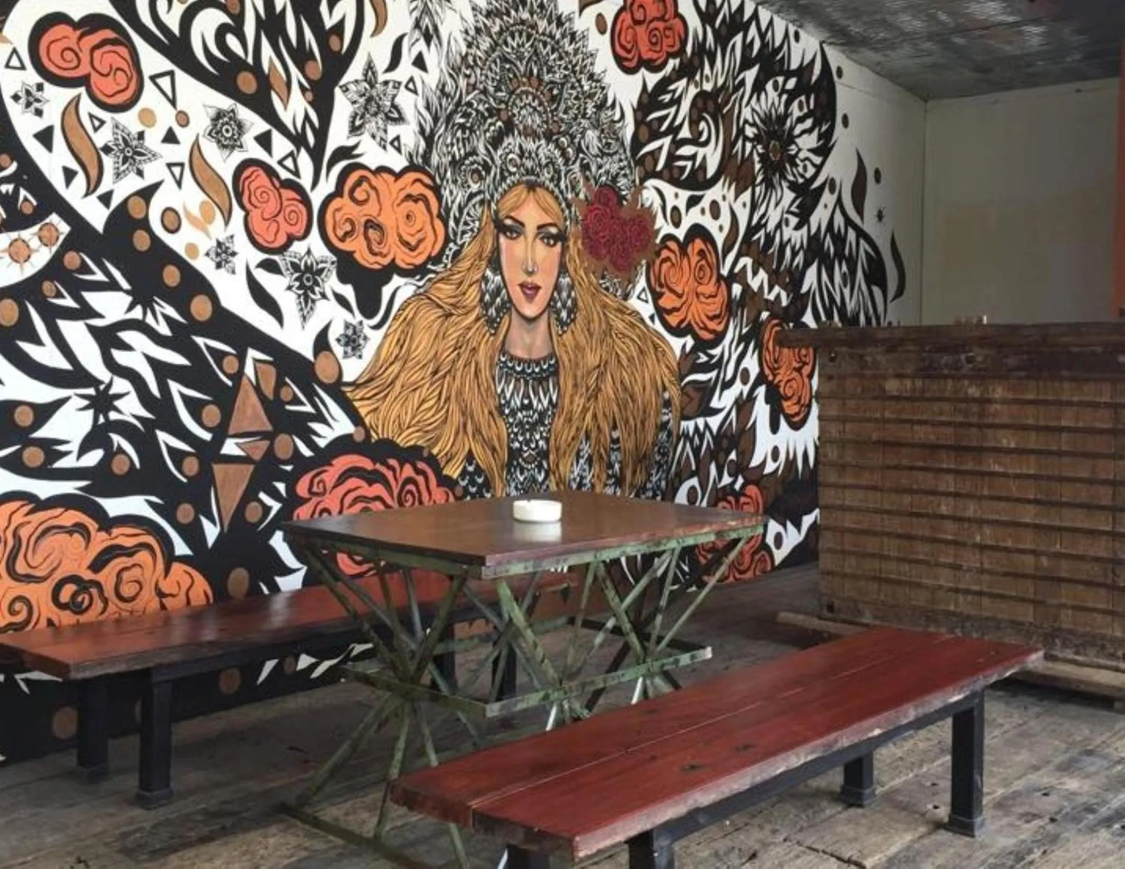 Decorative detail in Cacha Hotel