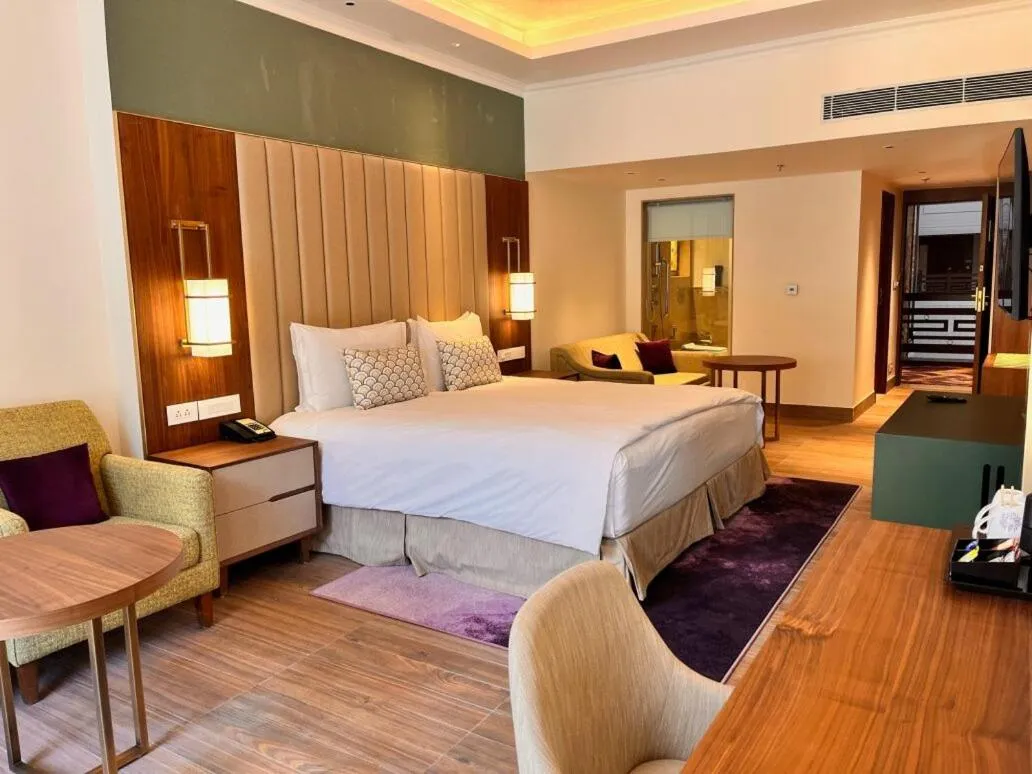 Bed in Vivanta Tawang