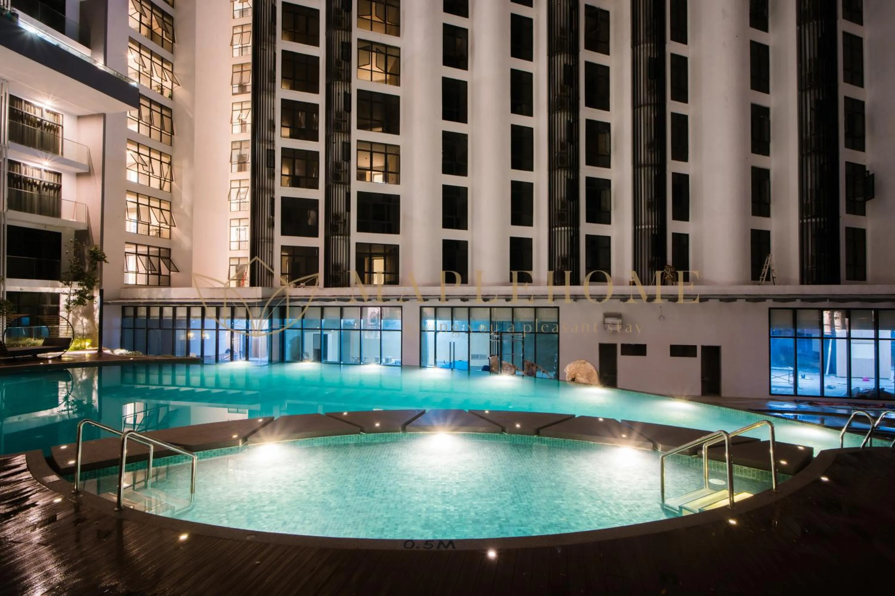 Swimming pool in The Shore Premier Suites Kota Kinabalu
