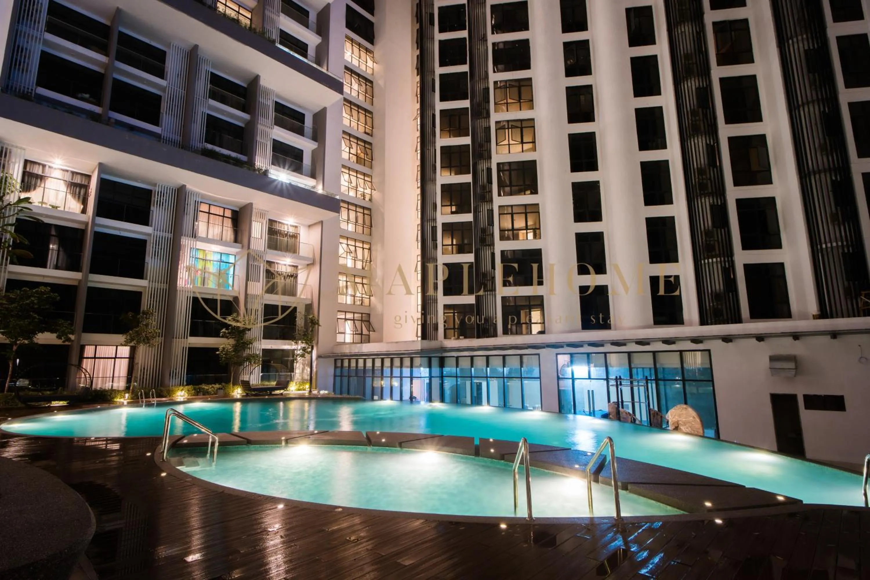 Swimming pool in The Shore Premier Suites Kota Kinabalu