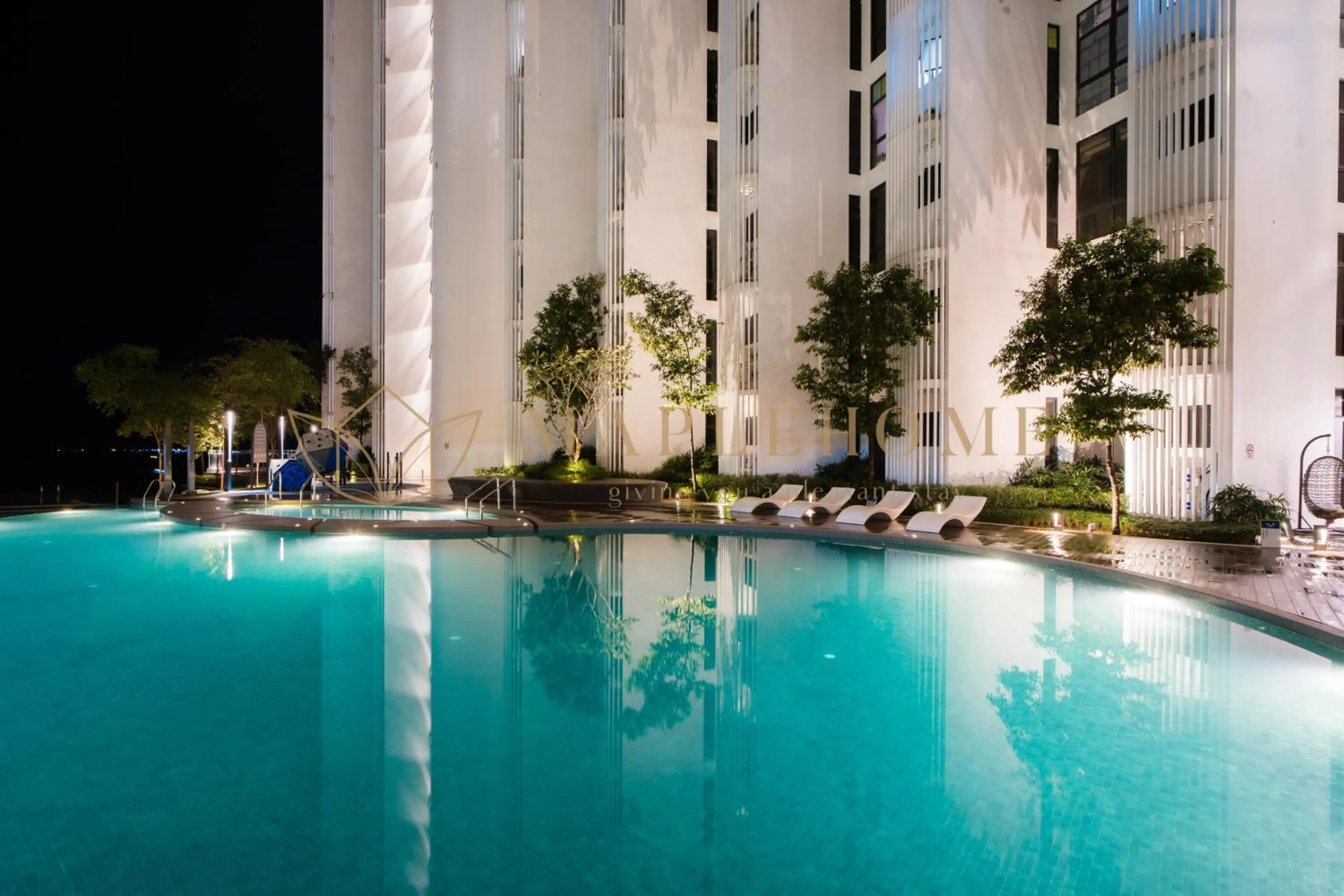 Swimming pool in The Shore Premier Suites Kota Kinabalu