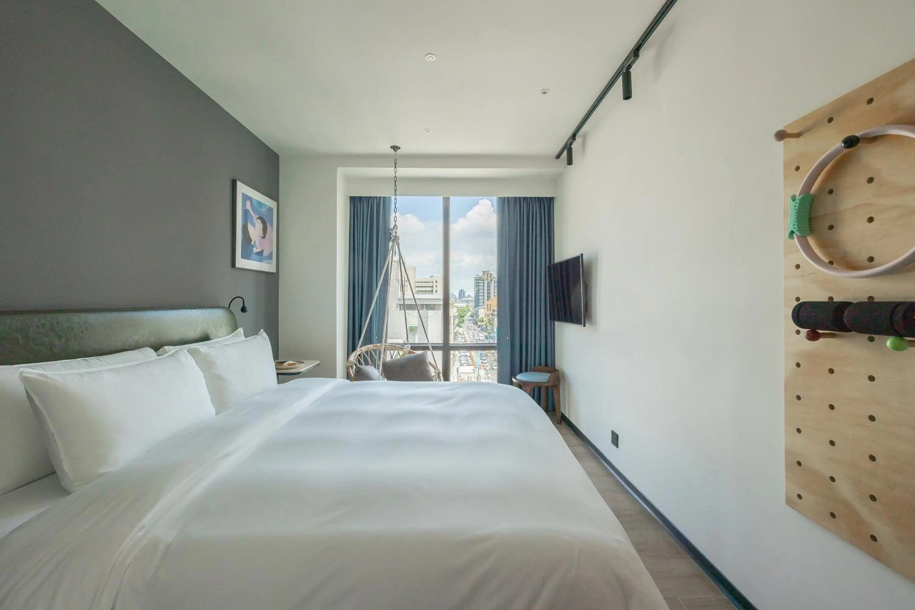 Photo of the whole room, Bed in 瀚寓夏天 Hanns Summer