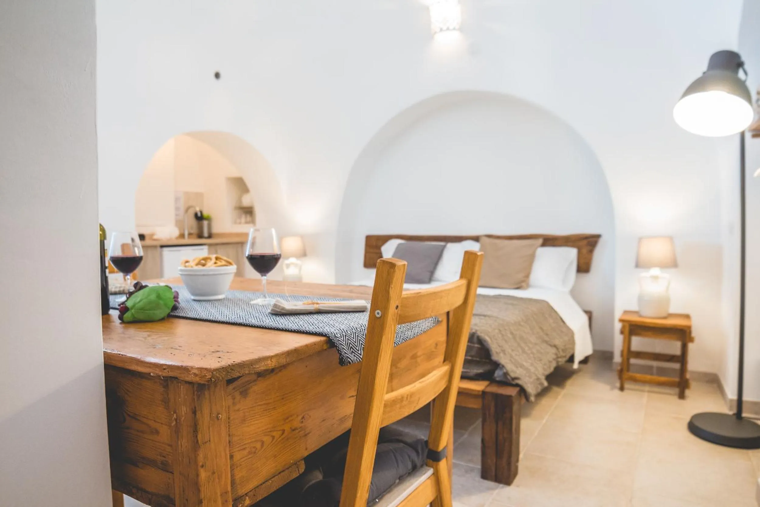 Bed in Trulli-eu Guesthouse Alberobello