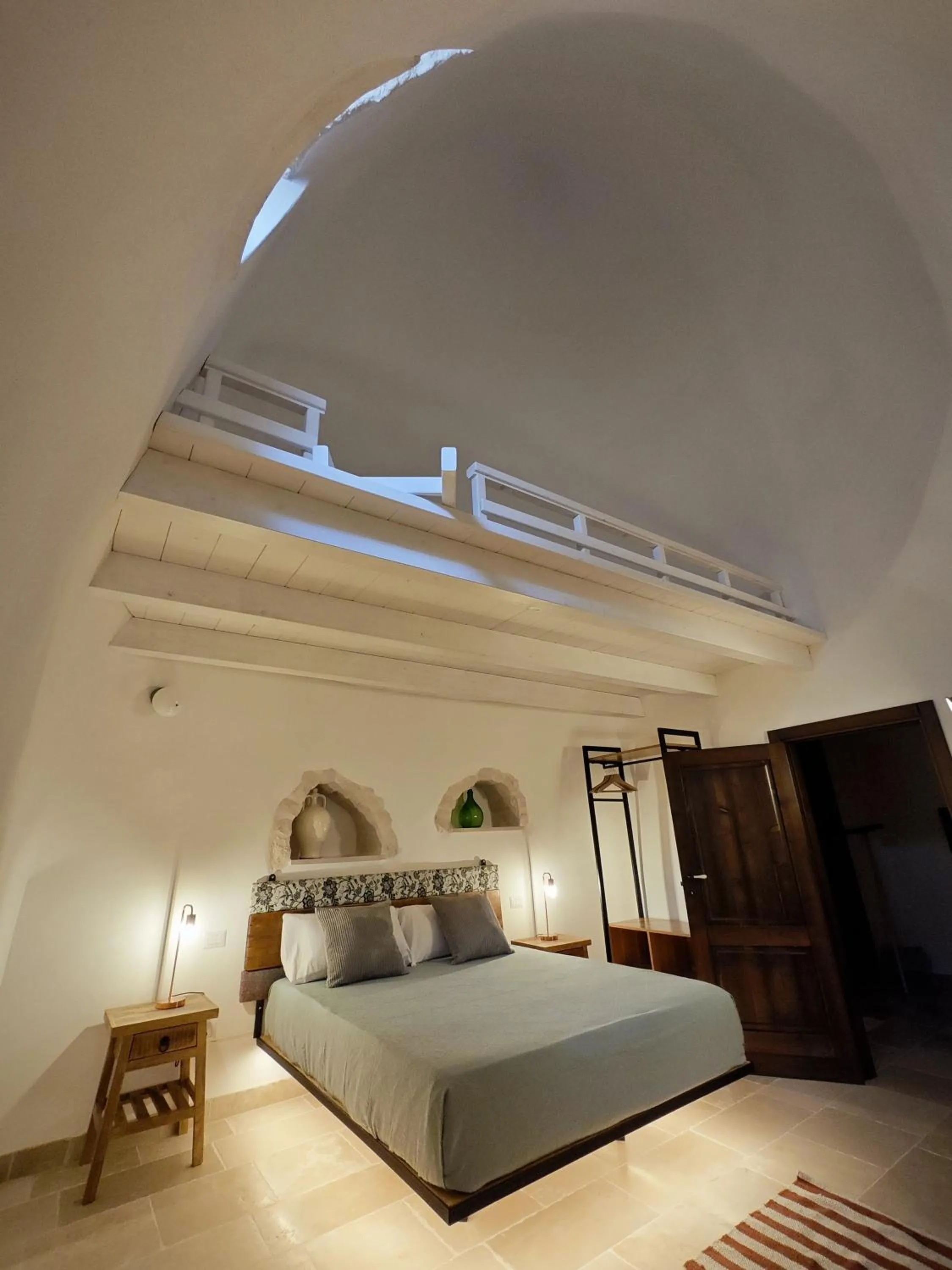 Bed in Trulli-eu Guesthouse Alberobello