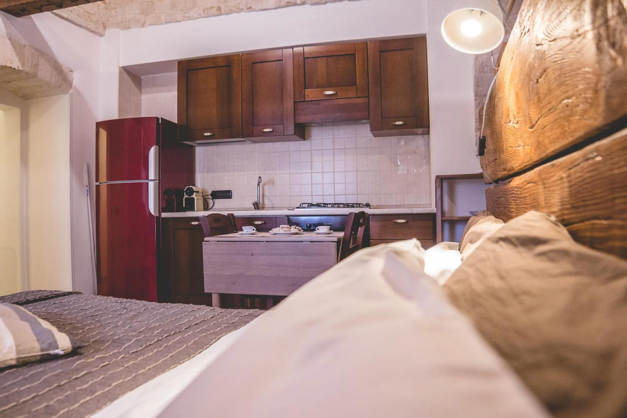 Bed in Trulli-eu Guesthouse Alberobello