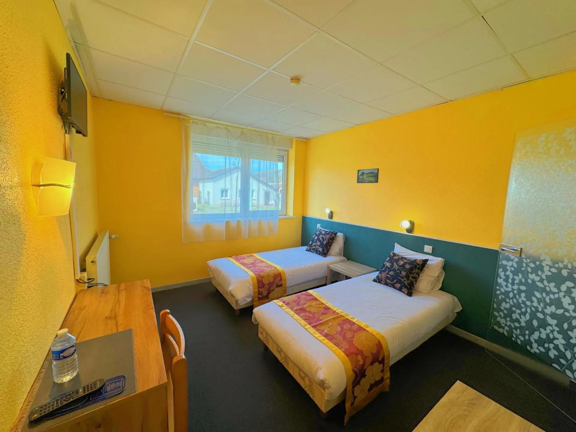 Bed in Hotel Le Ronchamp