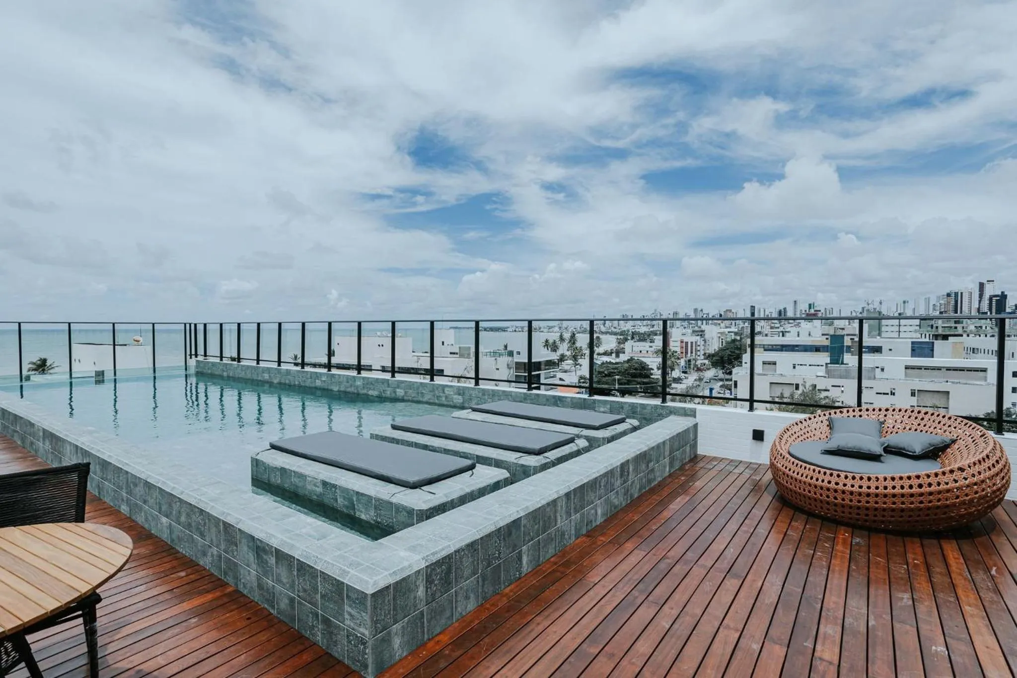 Balcony/Terrace in Belo flat na praia do Bessa