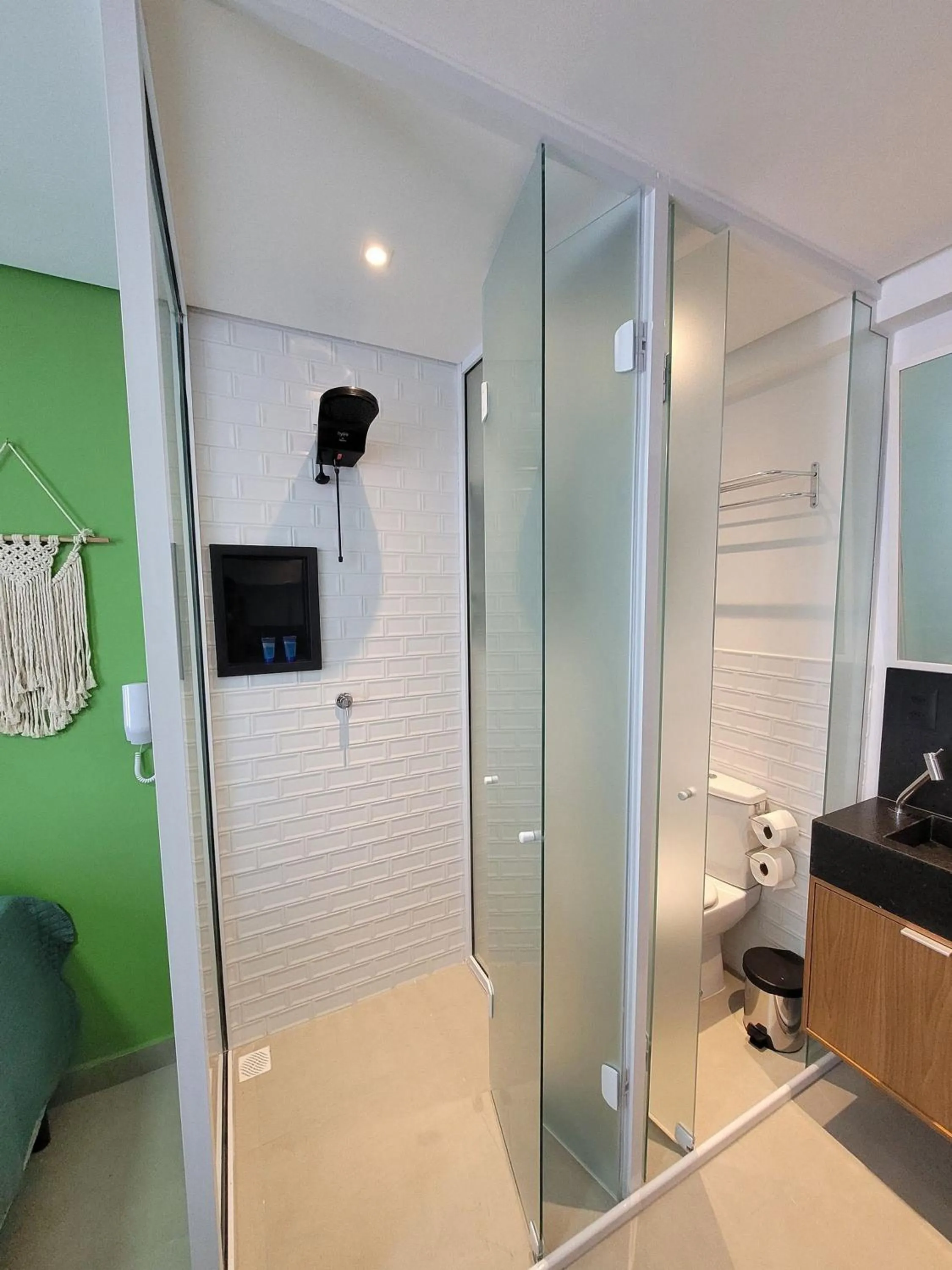 Toilet in Belo flat na praia do Bessa