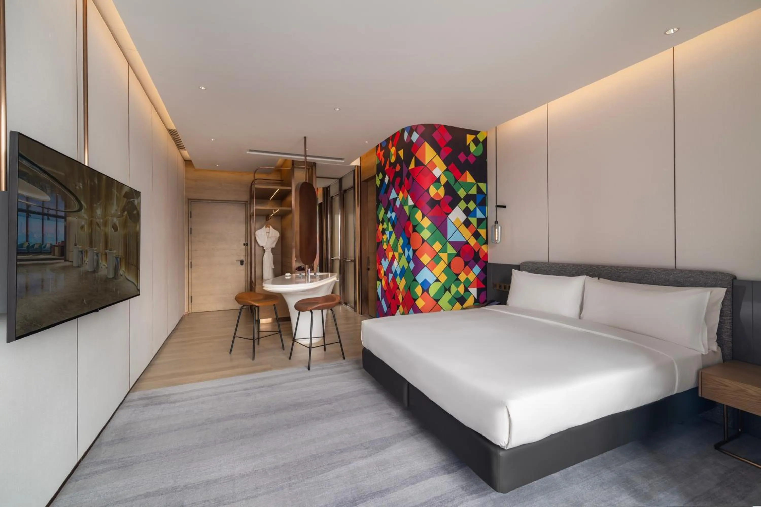 Photo of the whole room, Bed in Maqo Changsha