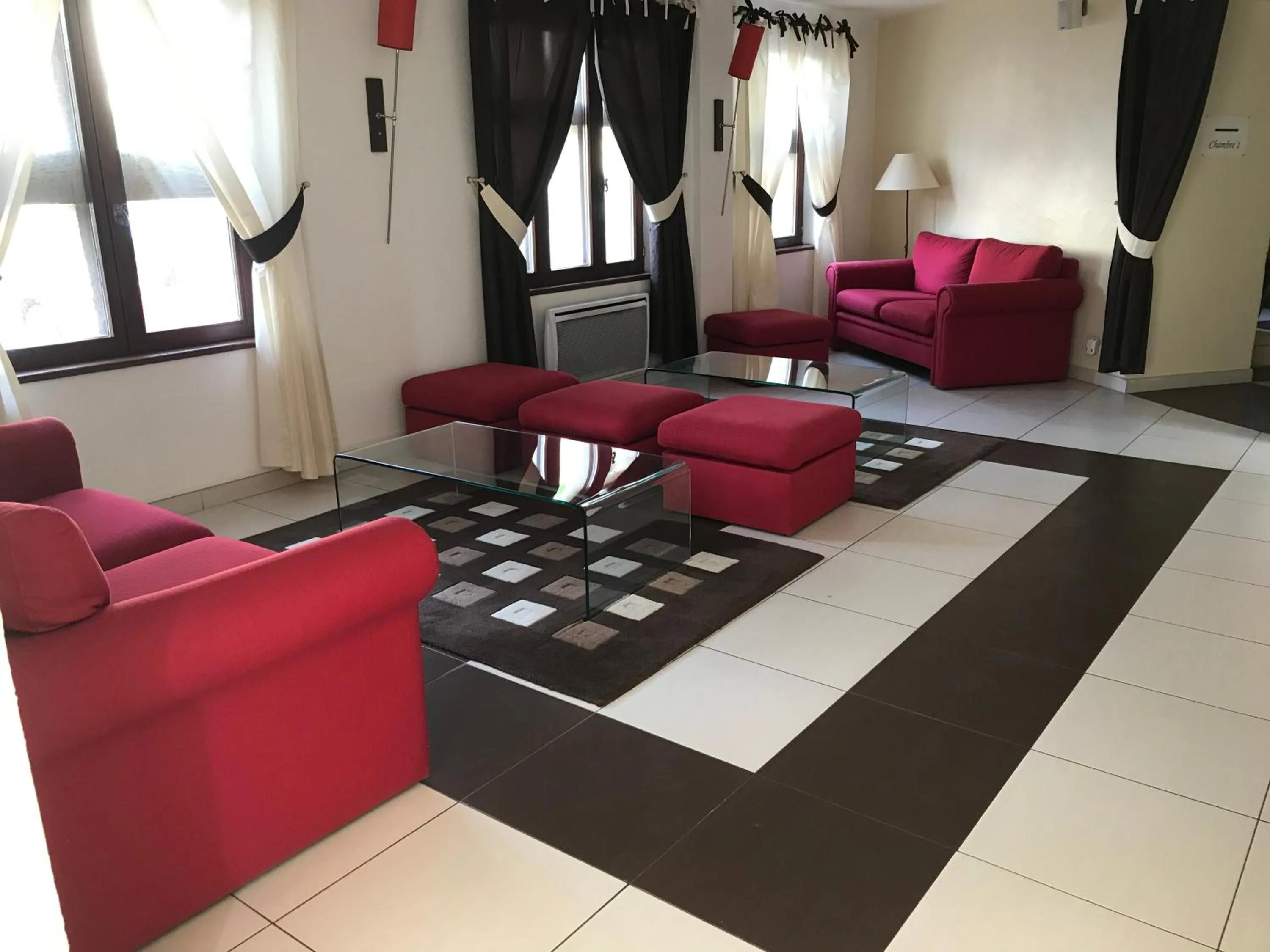 Seating area in AUBERGE DU JEU D'ARC