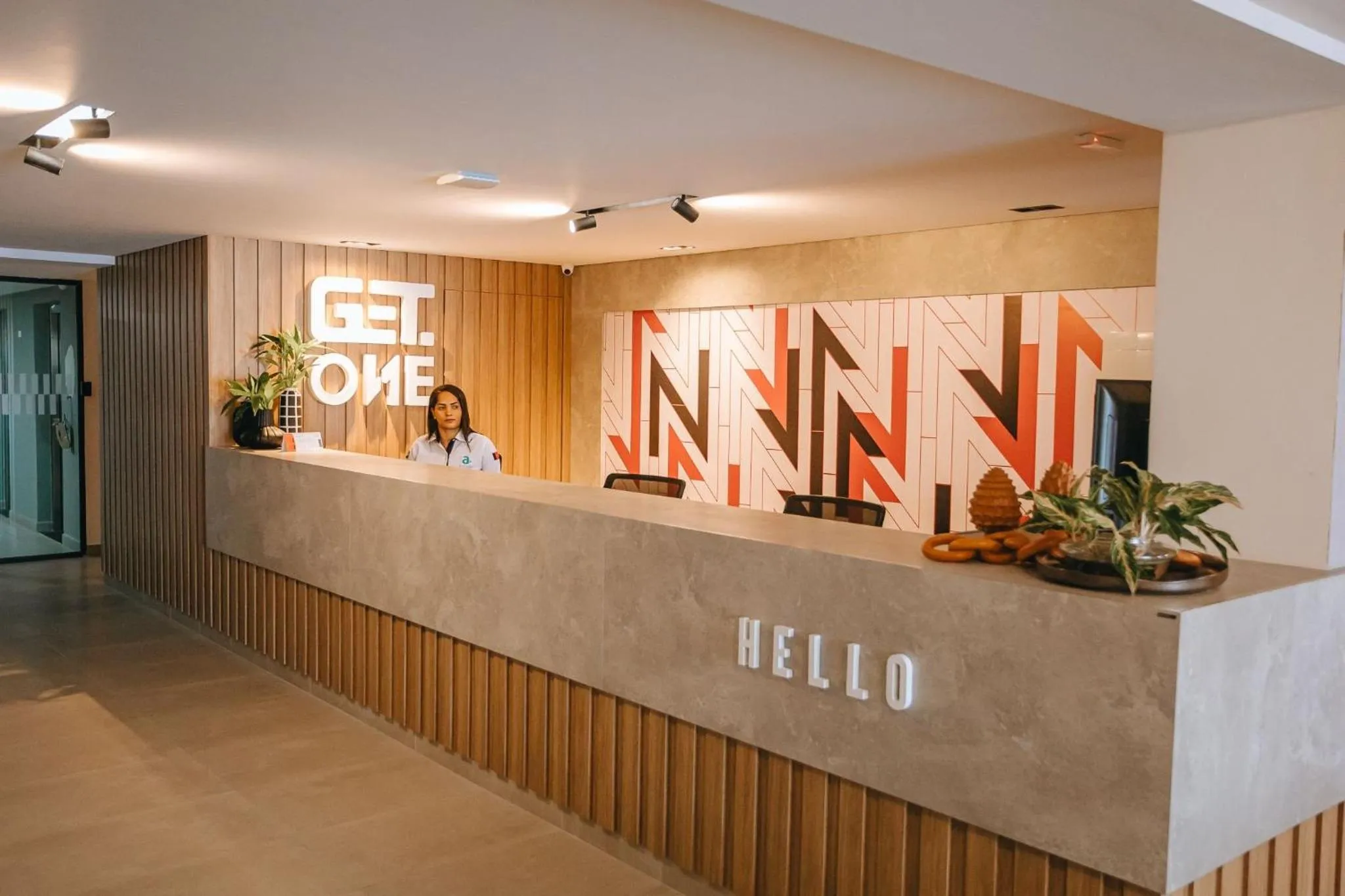 Lobby or reception in Maravilhoso Studio no Bessa