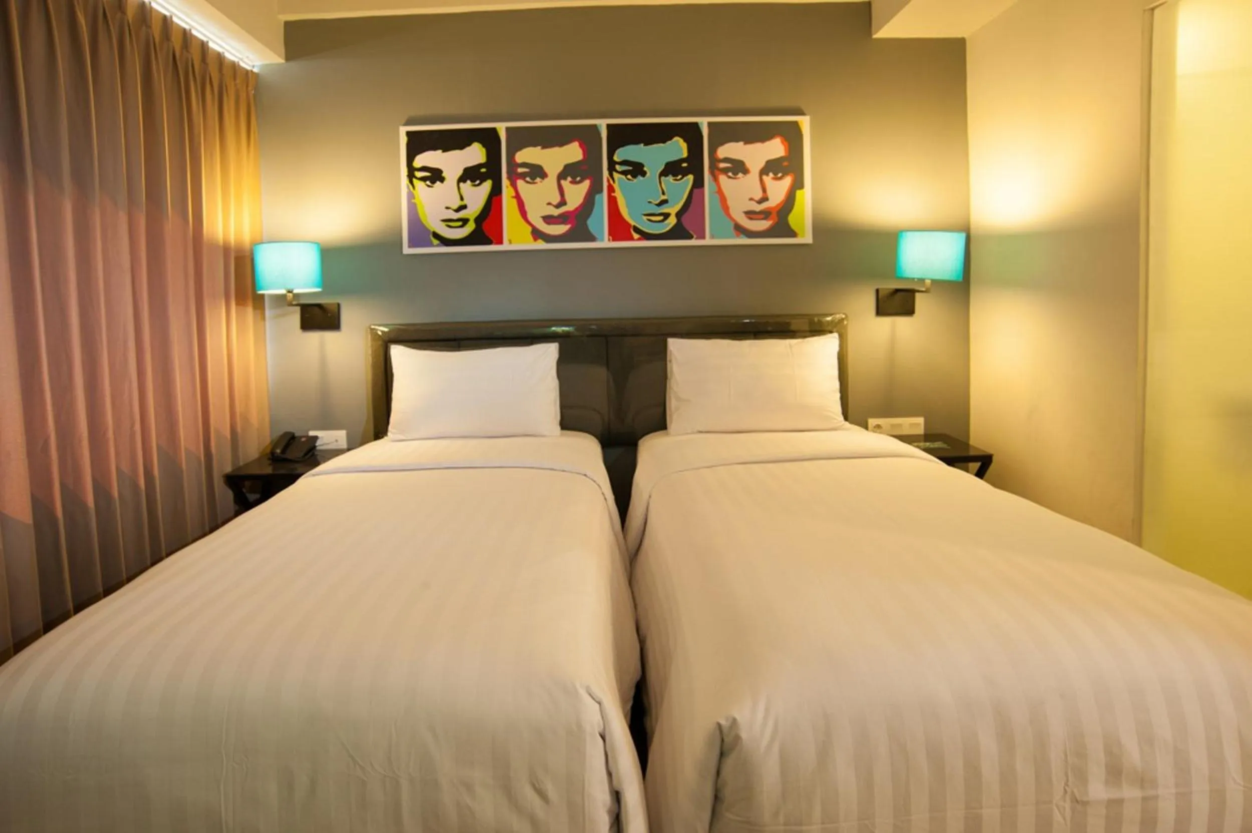 Bedroom, Bed in Idoop Hotel by Prasanthi