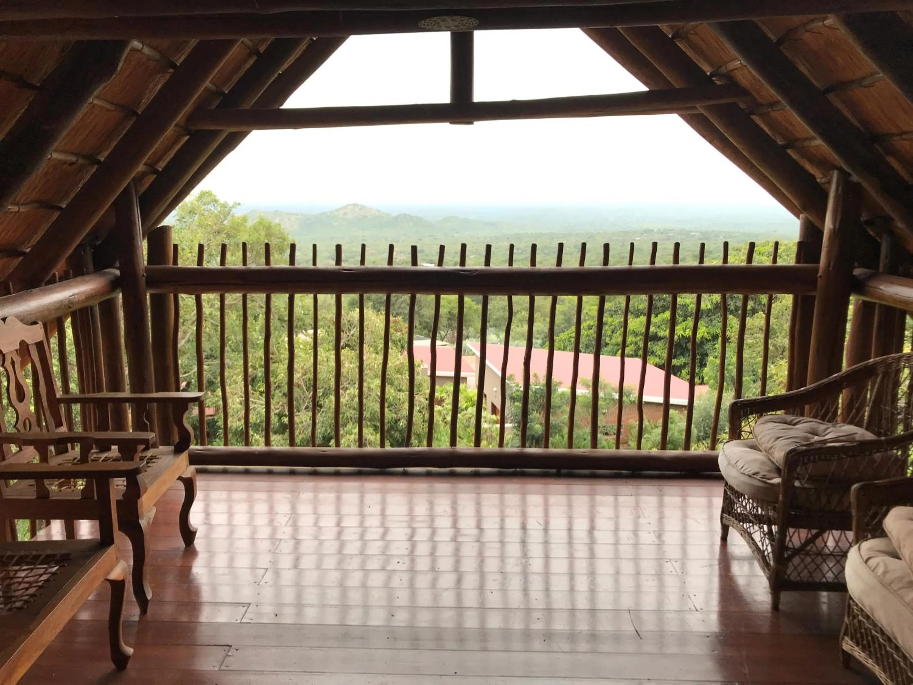Balcony/Terrace in Amafu Forest Lodge