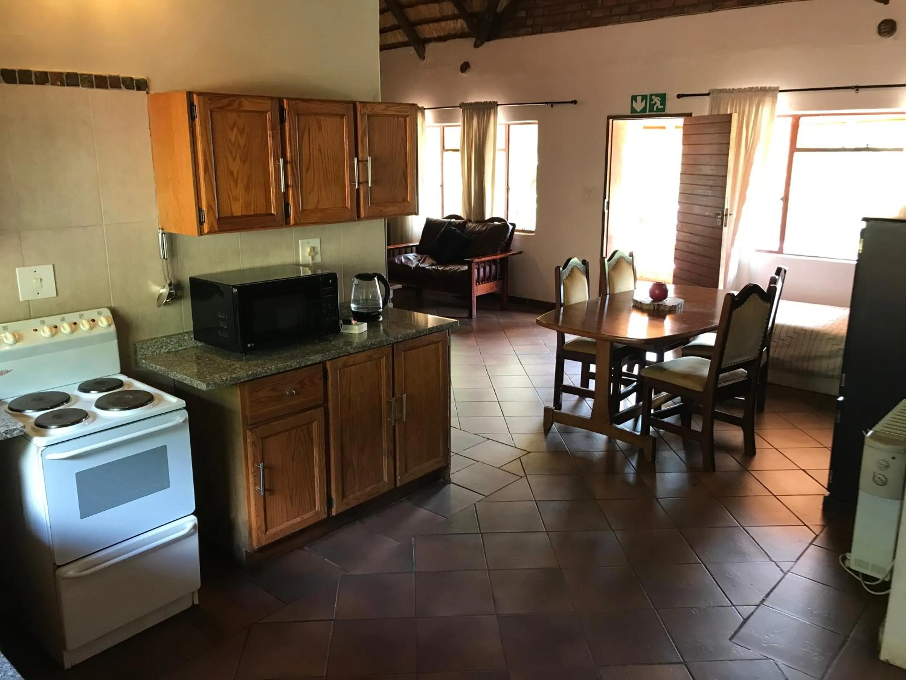 Kitchen or kitchenette in Amafu Forest Lodge