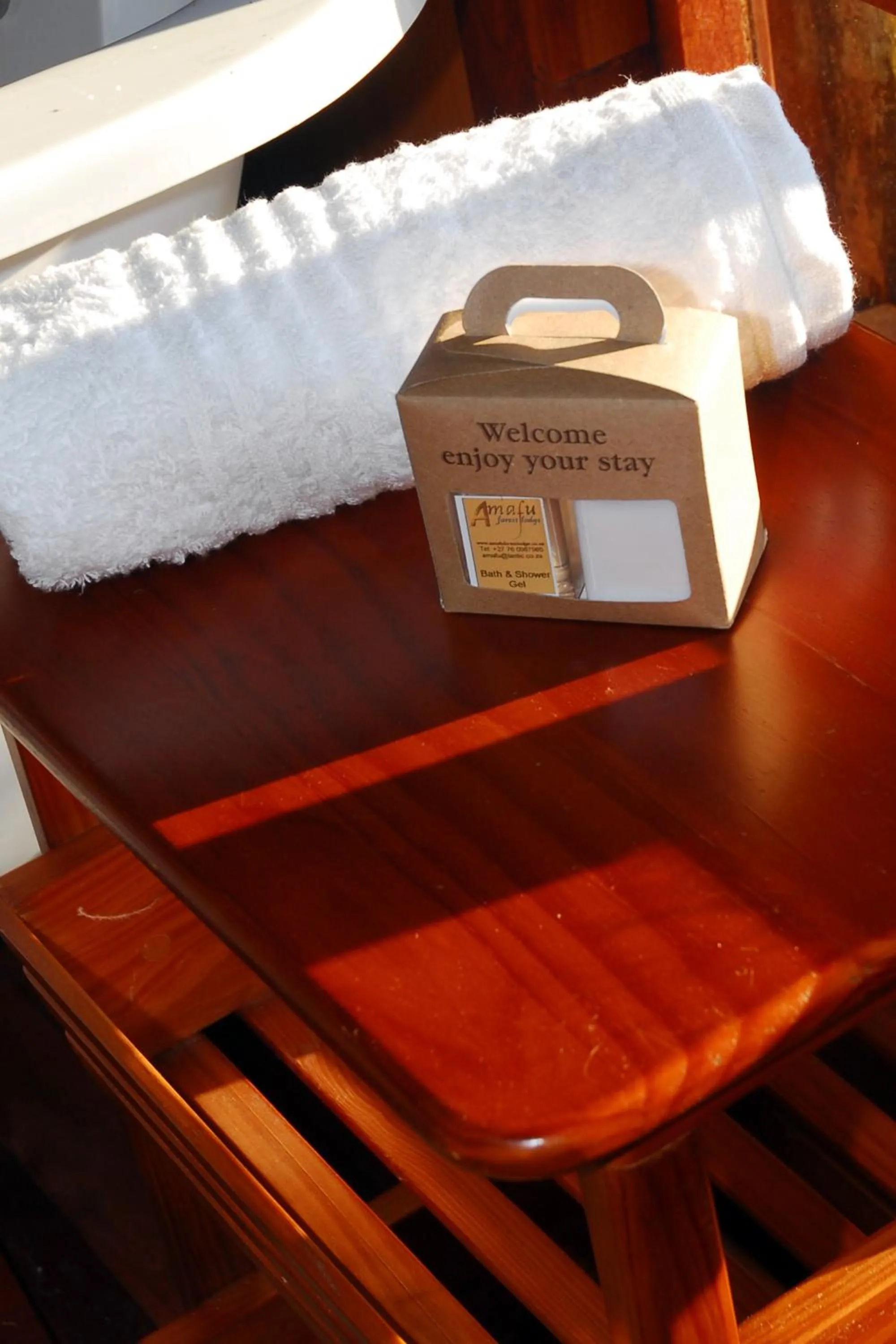 Decorative detail in Amafu Forest Lodge