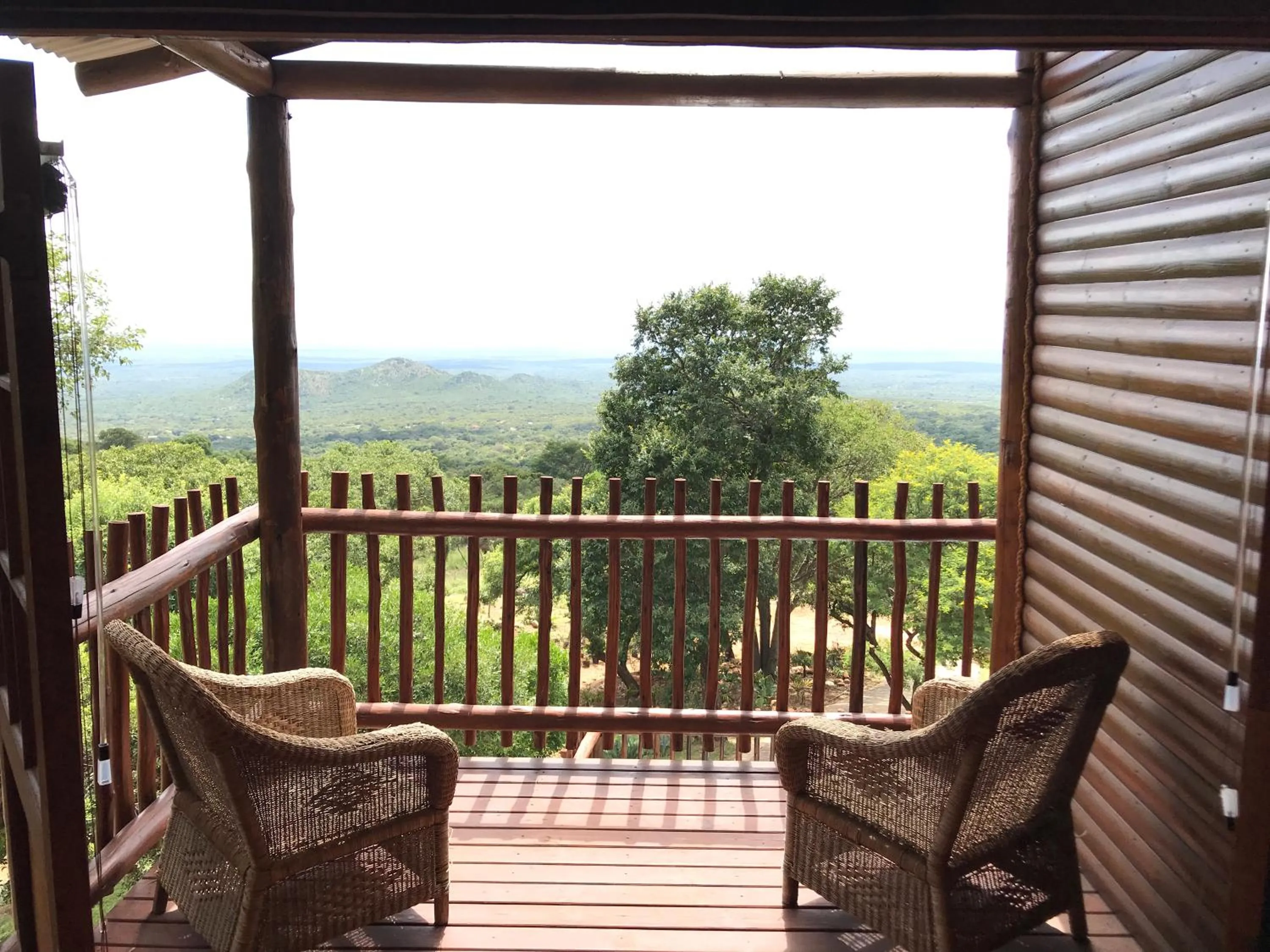 Balcony/Terrace in Amafu Forest Lodge