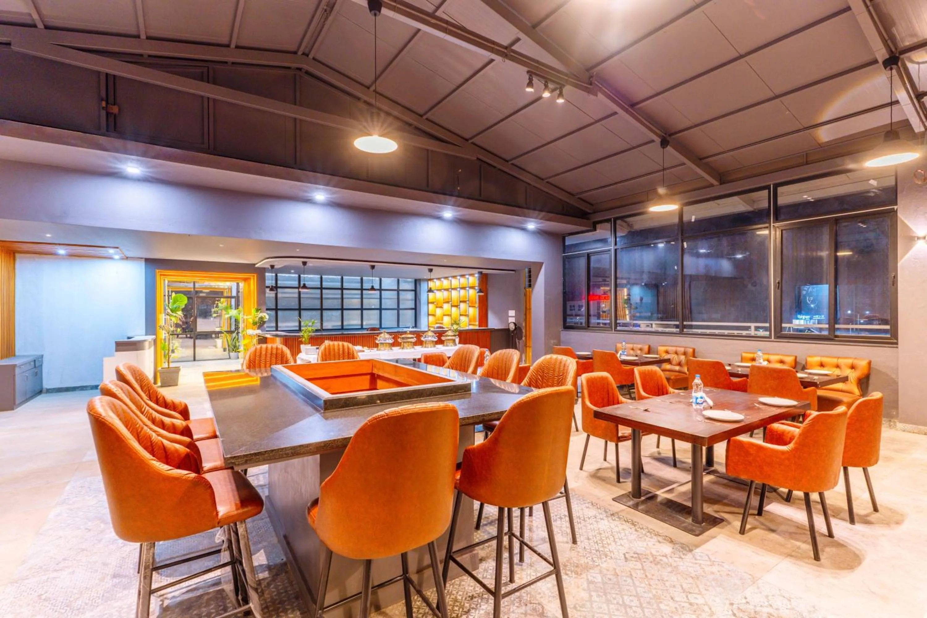 Dining area in Treebo RC Comforts